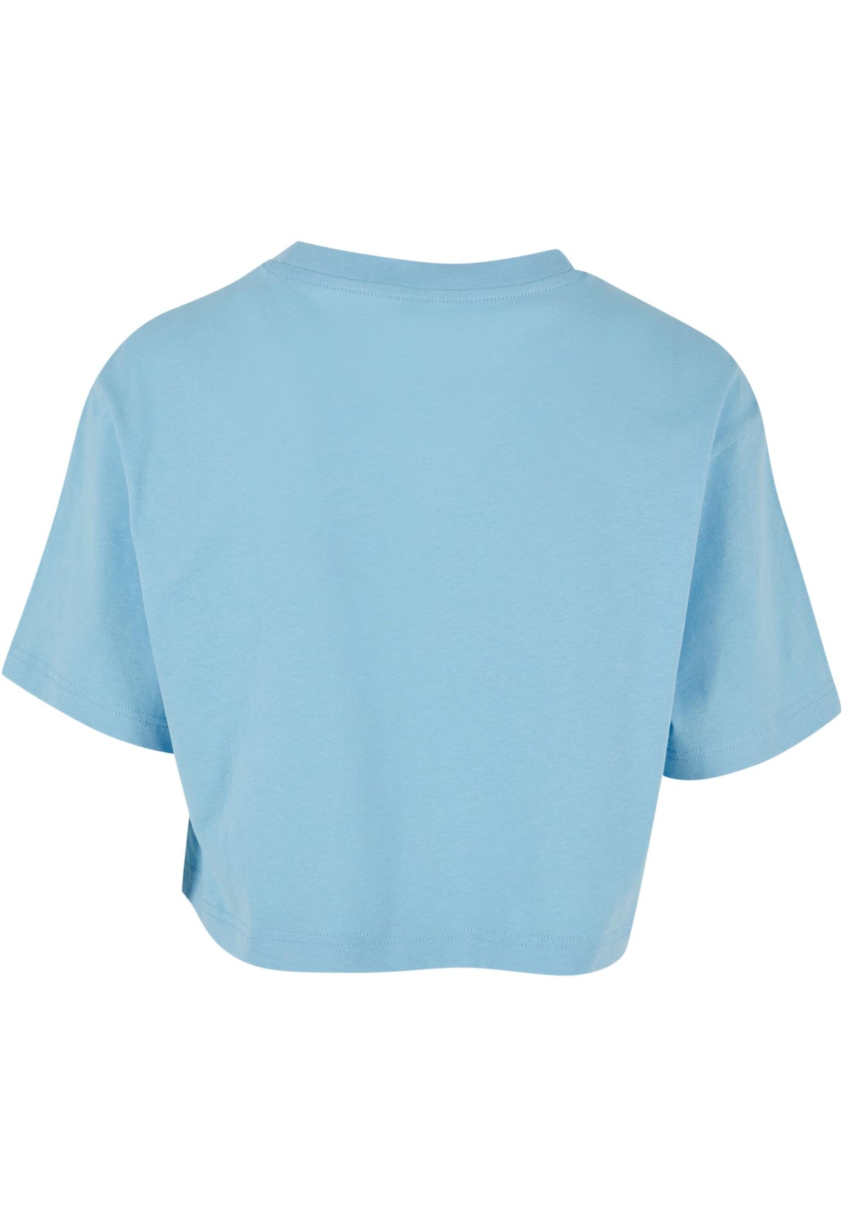 T-shirt femme court oversize MF264 bleu baltique - vue de dos