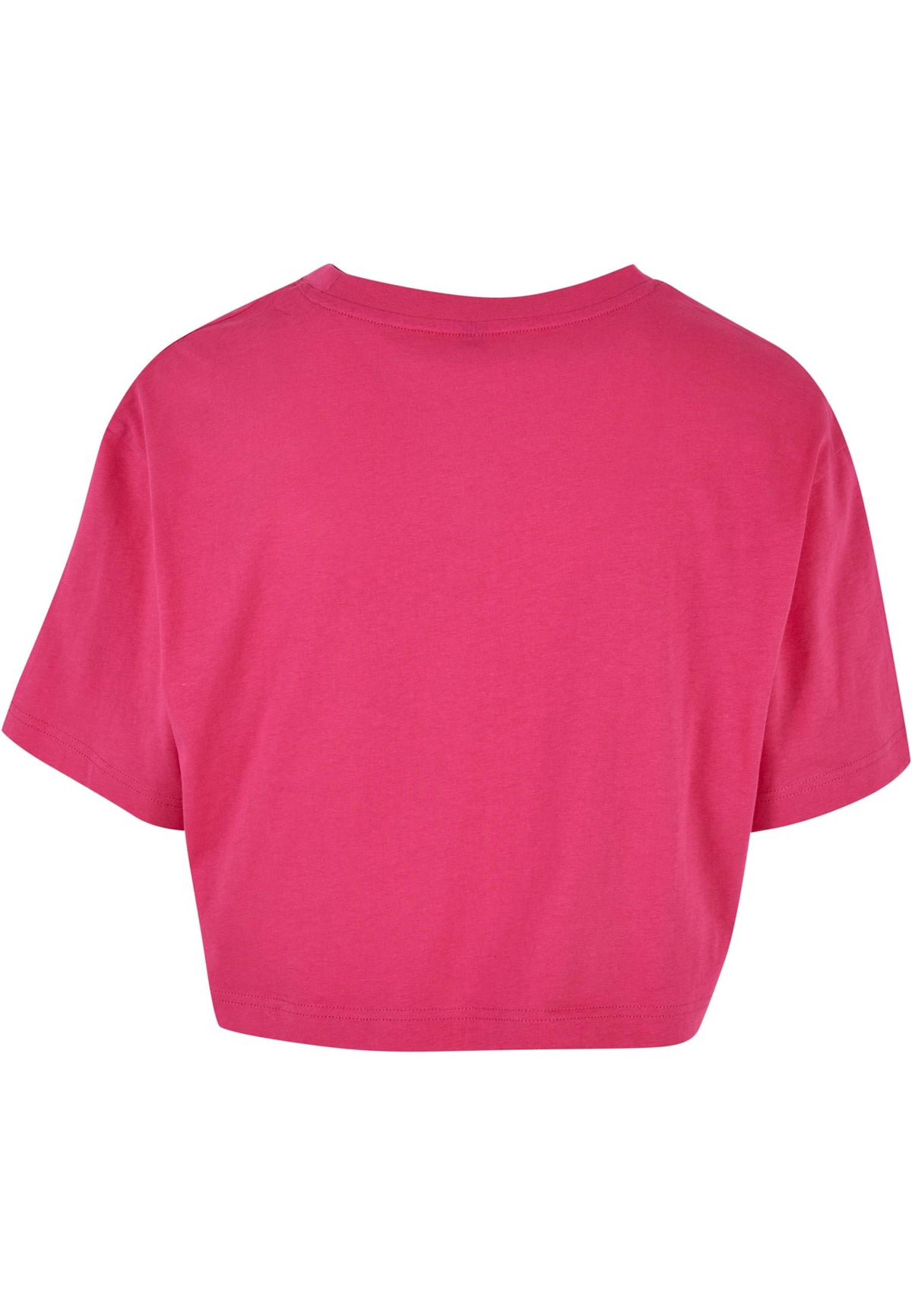 T-shirt femme court oversize MF264 rose framboise - vue de dos