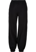 Jogging femme taille haute MF265 noir - vue de face