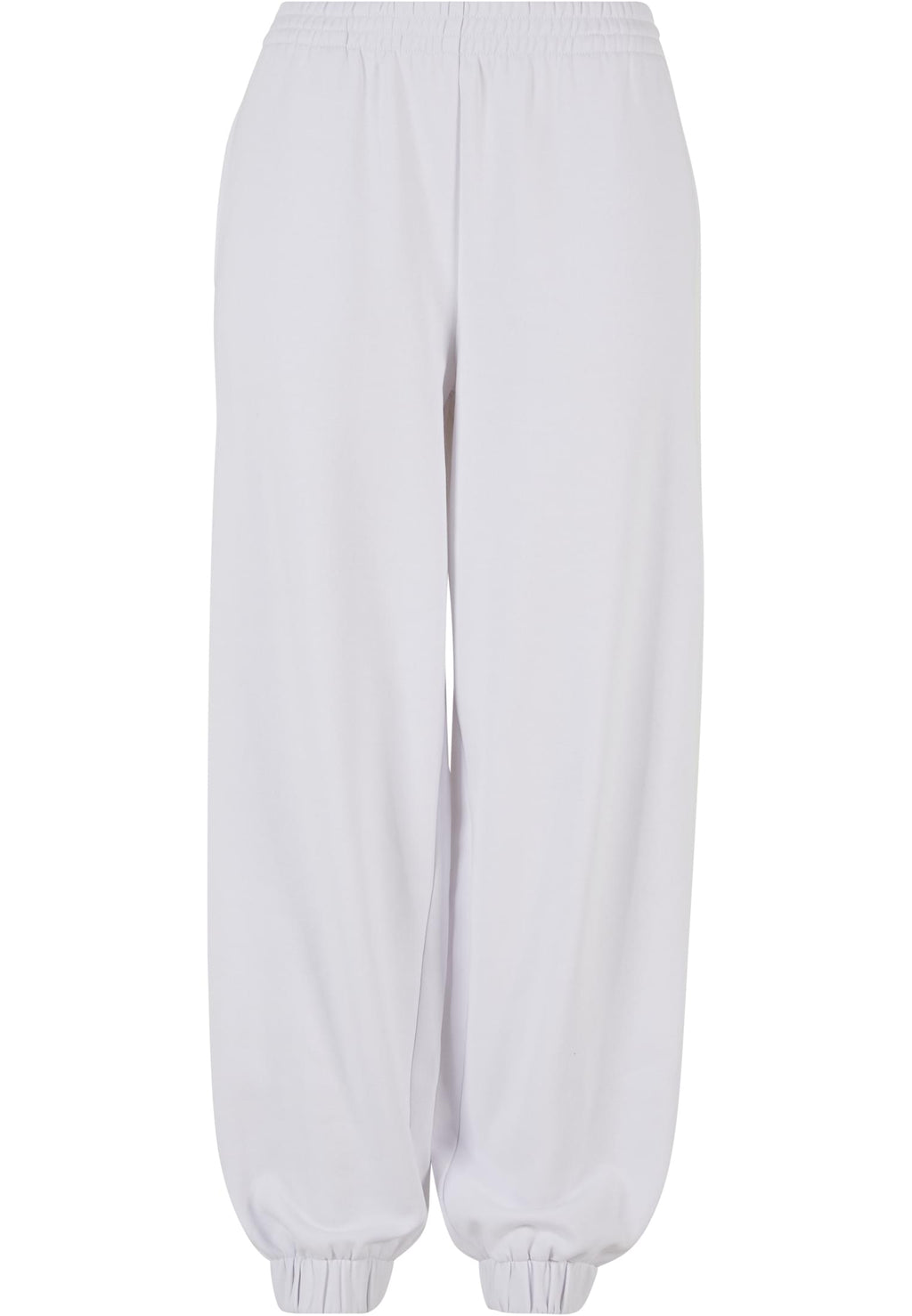 Jogging femme taille haute MF265 blanc - vue de face