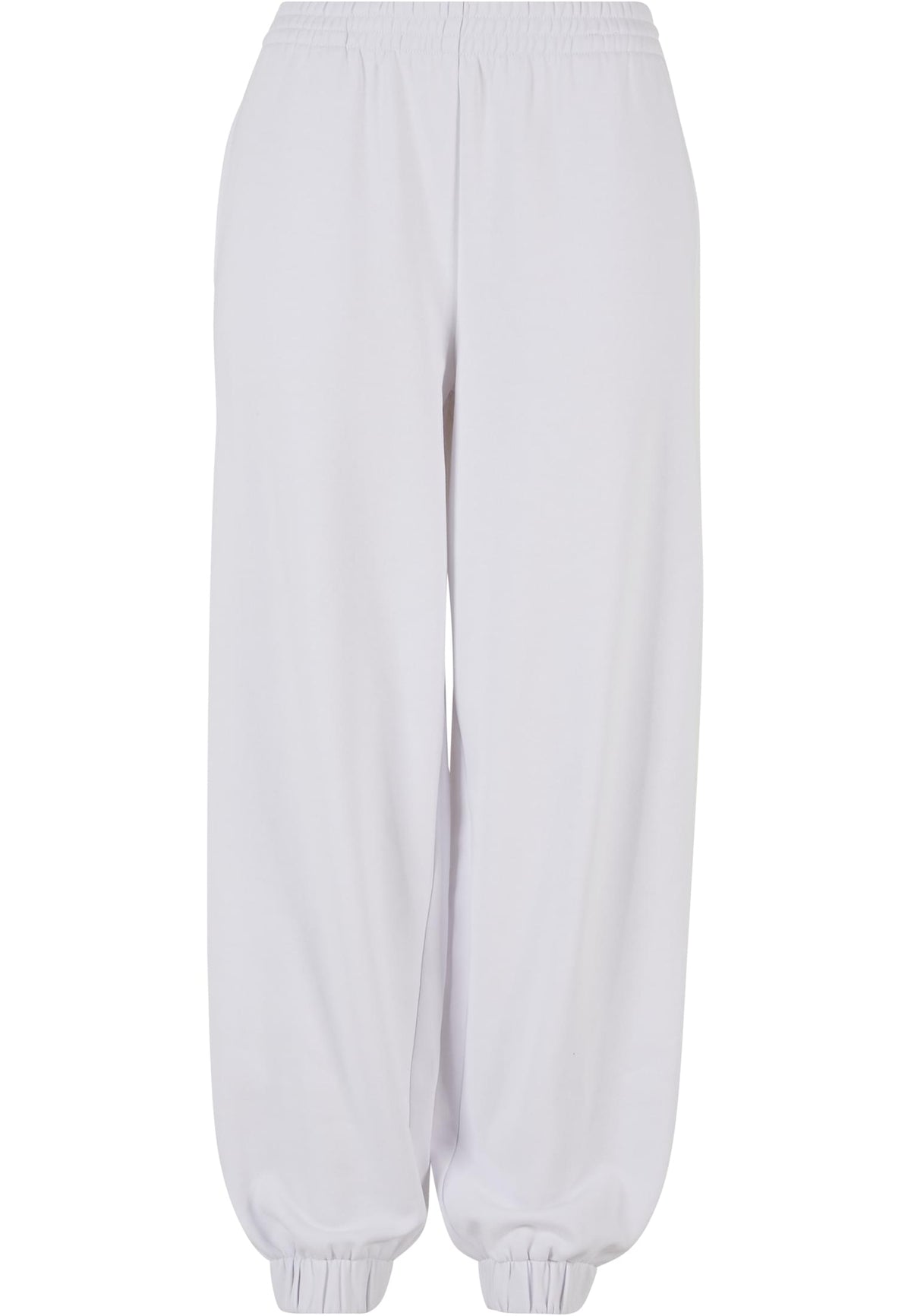 Jogging femme taille haute MF265 blanc - vue de face