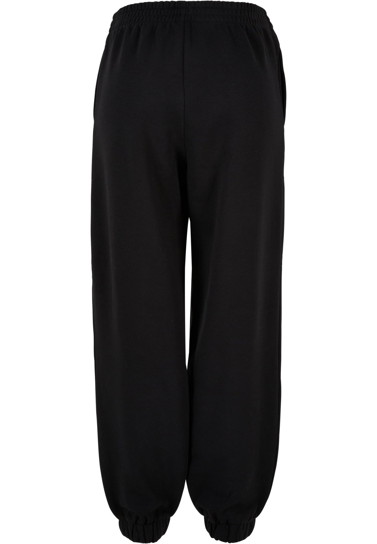 Jogging femme taille haute MF265 noir - vue de dos