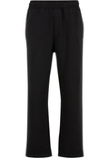 Jogging vintage lourd BY296 noir - vue de face