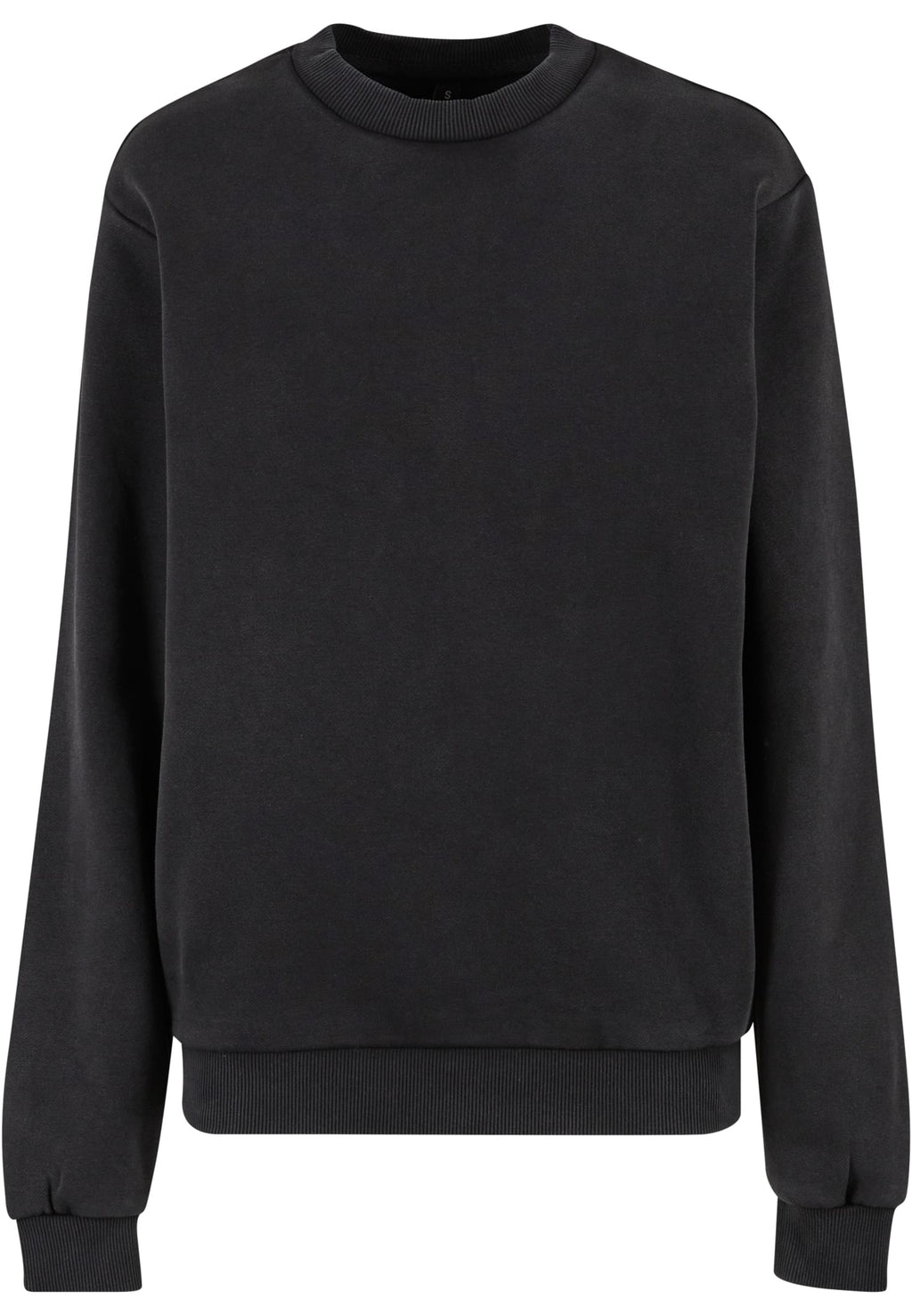 Sweat col rond femme vintage MF301 noir - vue de face