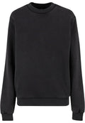 Sweat col rond femme vintage MF301 noir - vue de face