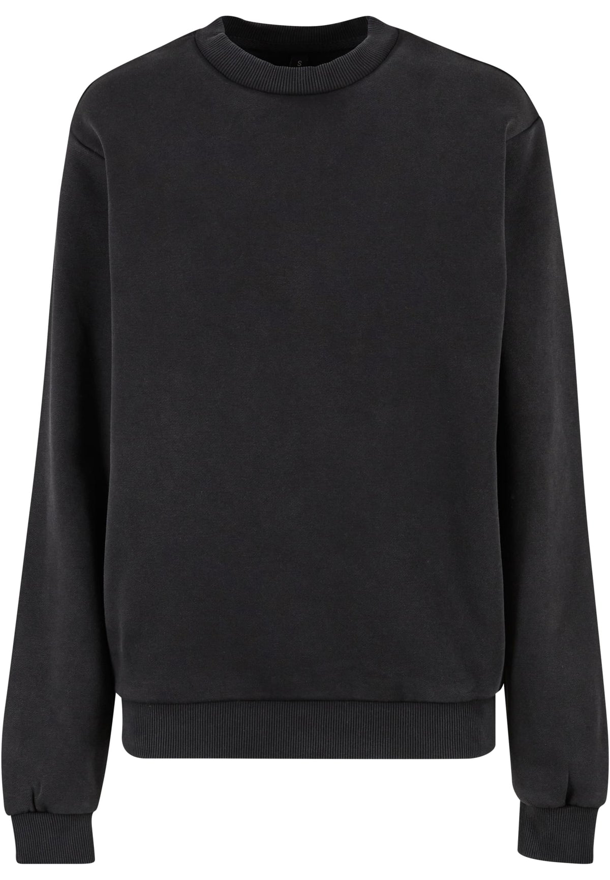 Sweat col rond femme vintage MF301 noir - vue de face