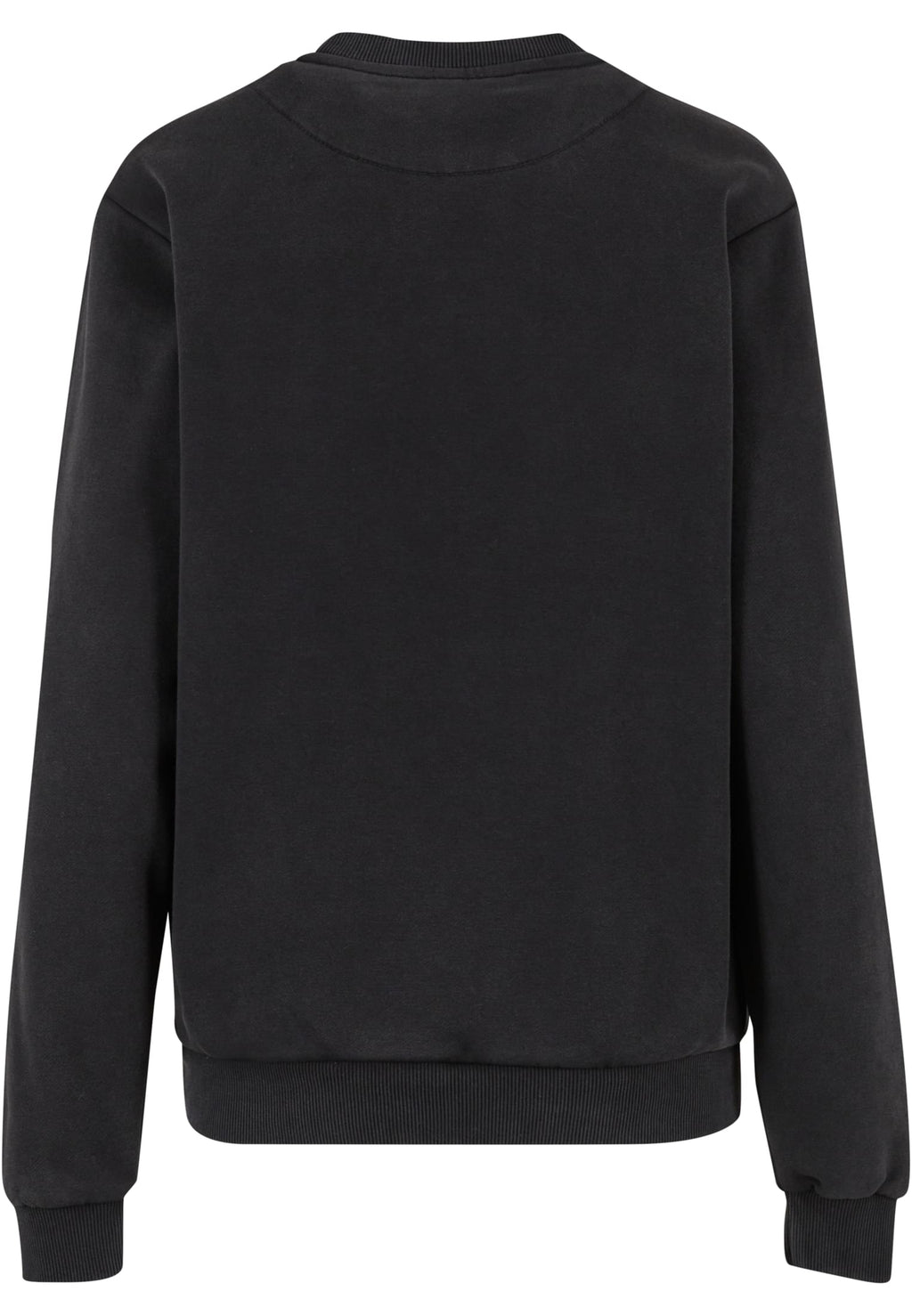 Sweat col rond femme vintage MF301 noir - vue de dos