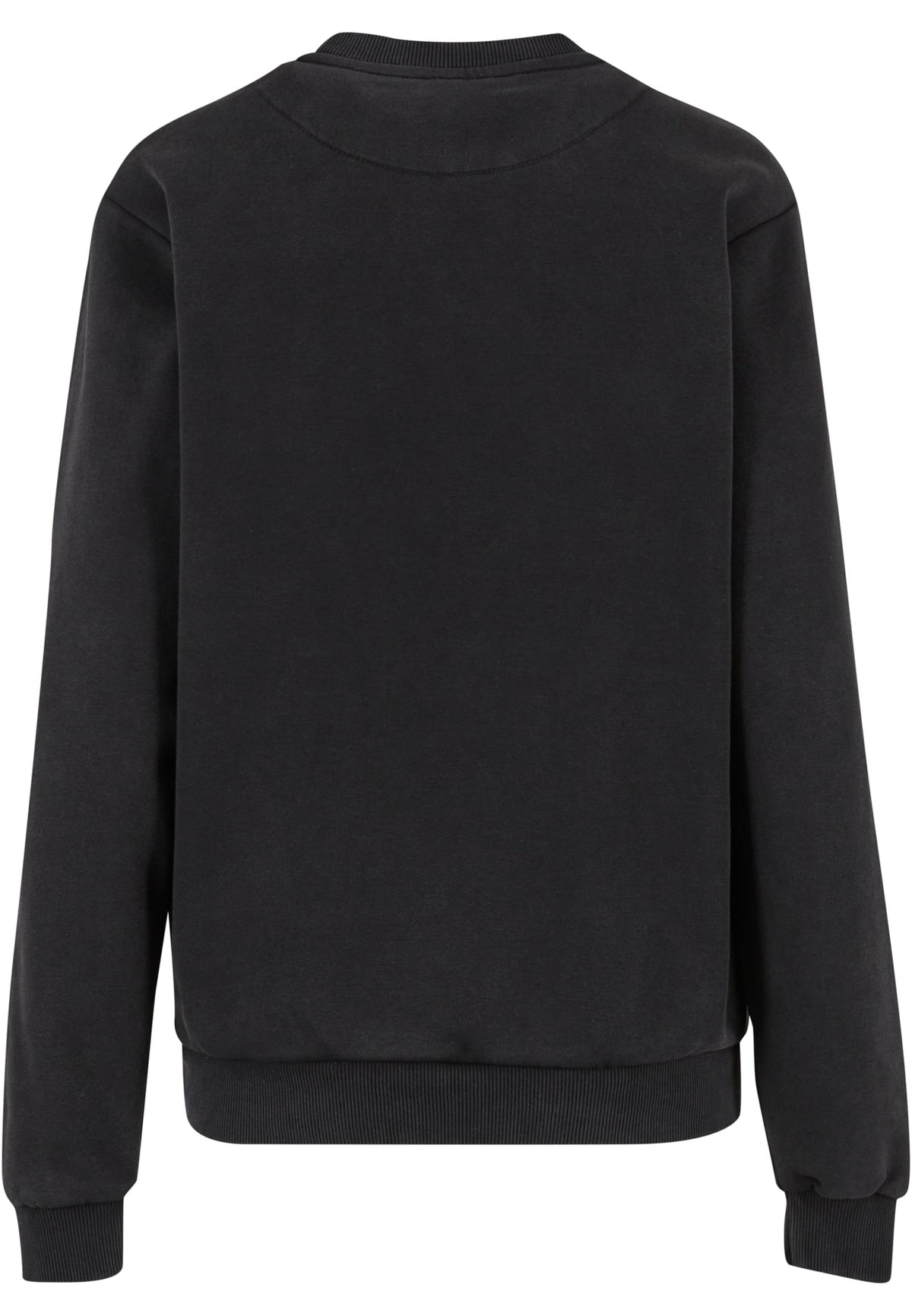 Sweat col rond femme vintage MF301 noir - vue de dos