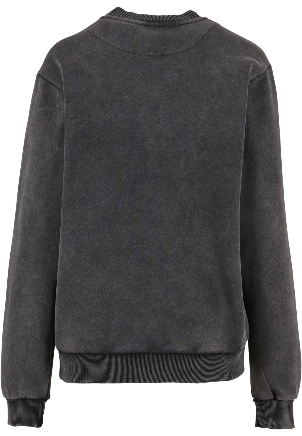 Sweat col rond femme vintage MF301 gris magnet - vue de dos