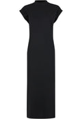 Robe longue femme MF302 noir - vue de face