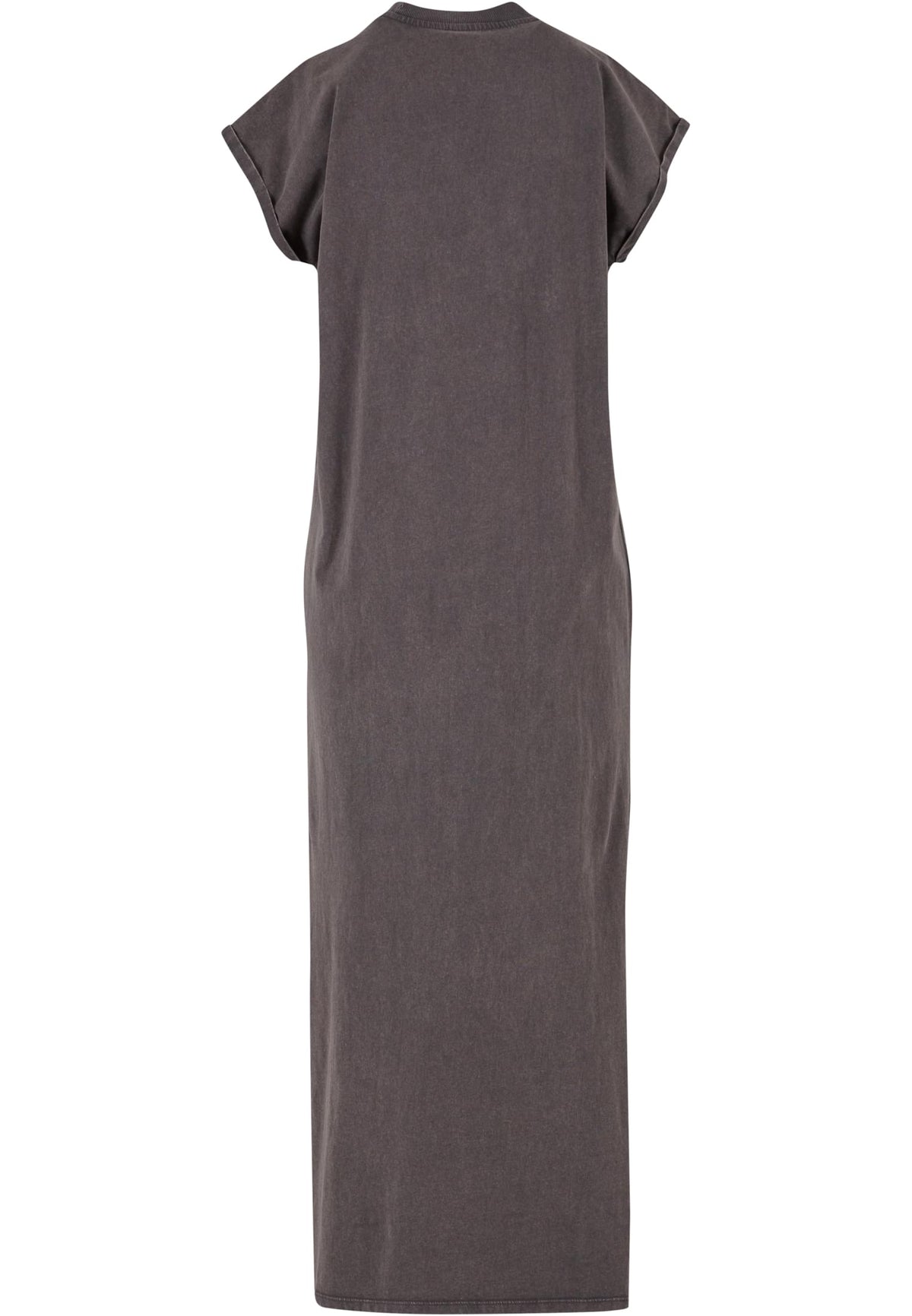 Robe longue femme vintage MF303 gris magnet - vue de dos