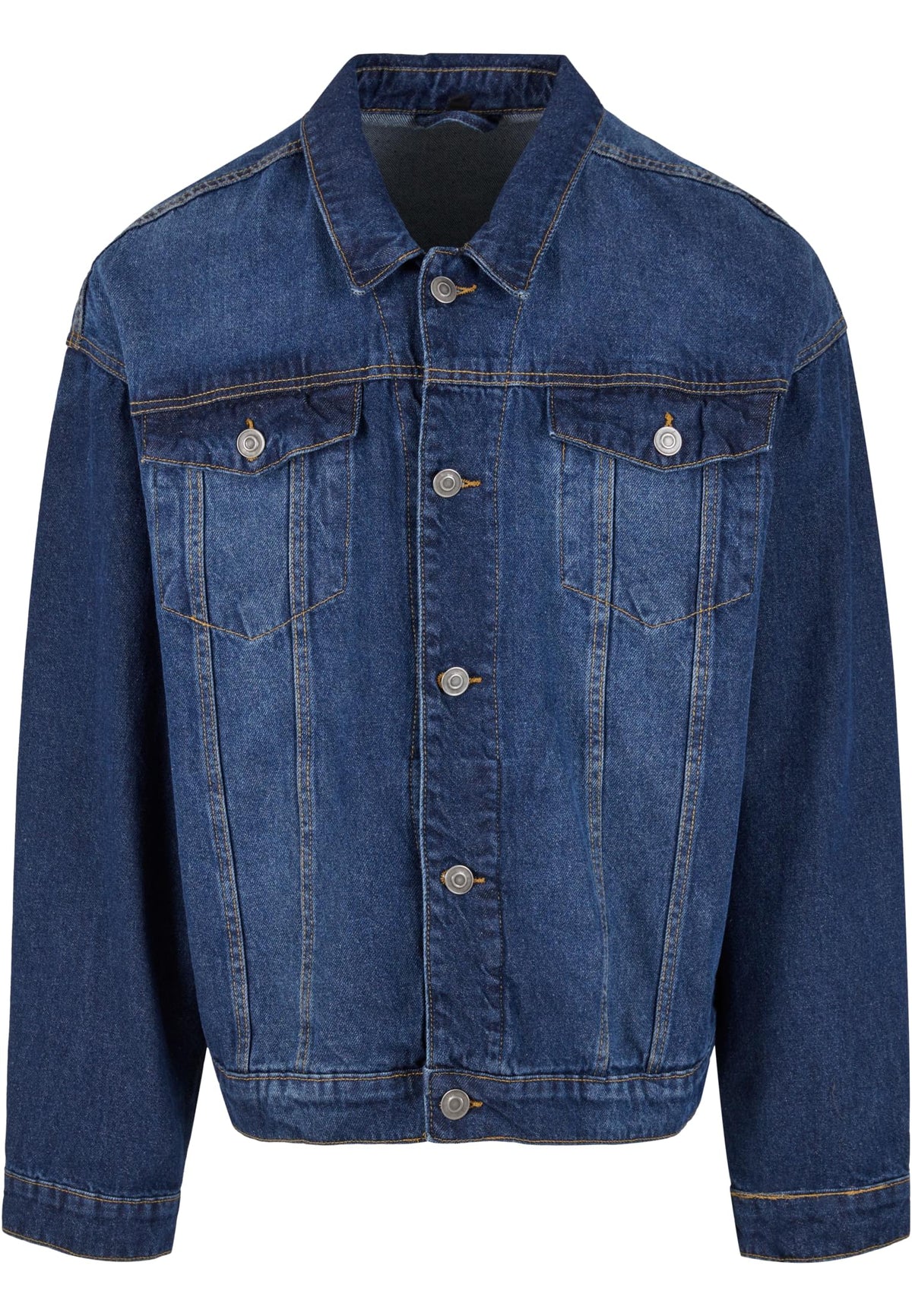 Veste en jean boxy BY312 jean bleu moyen - vue de face