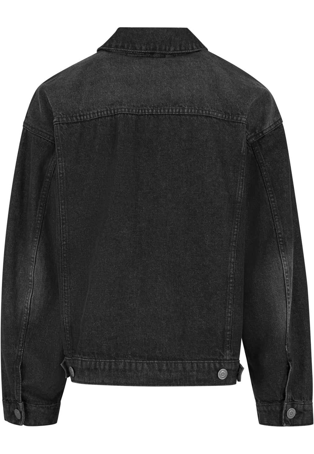 Veste en jean boxy BY312 jean noir - vue de dos