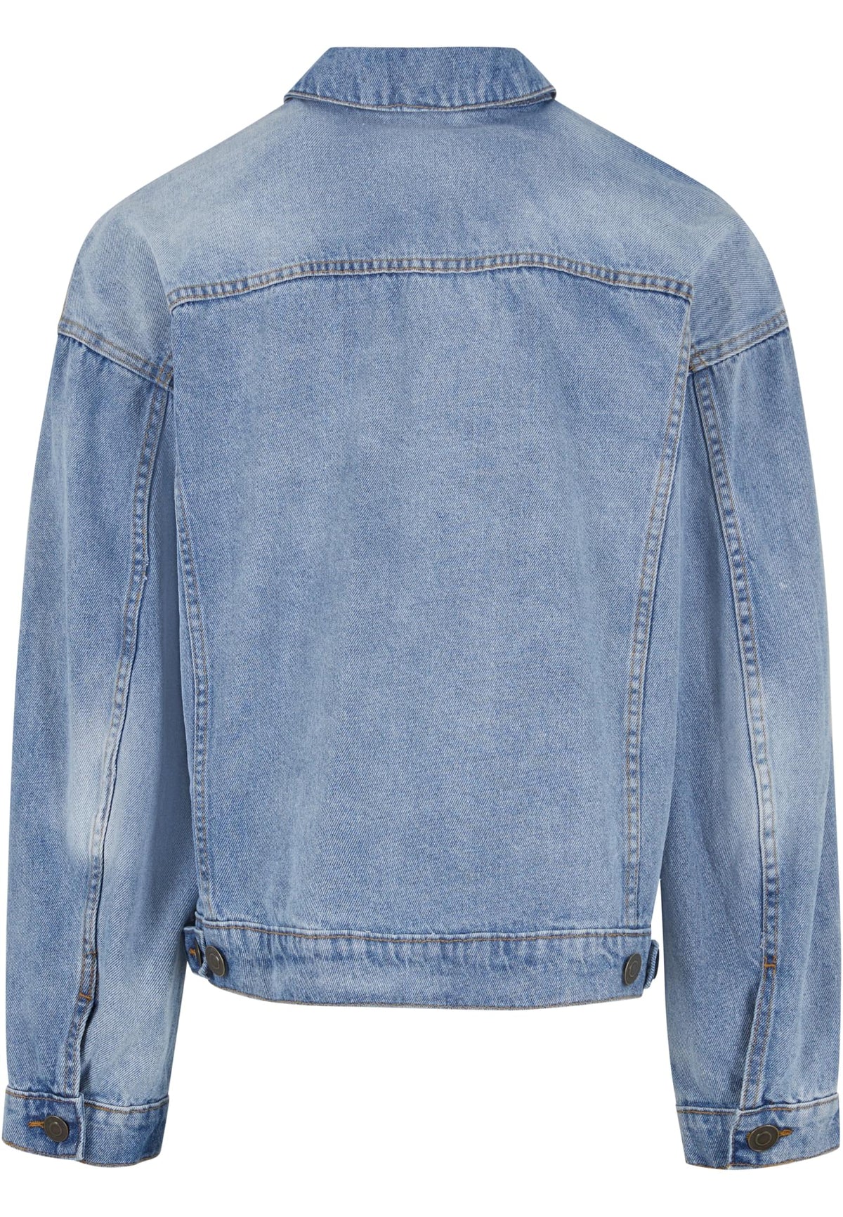 Veste en jean boxy BY312 jean bleu clair - vue de dos