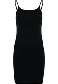 Robe courte femme MF313 noir - vue de face