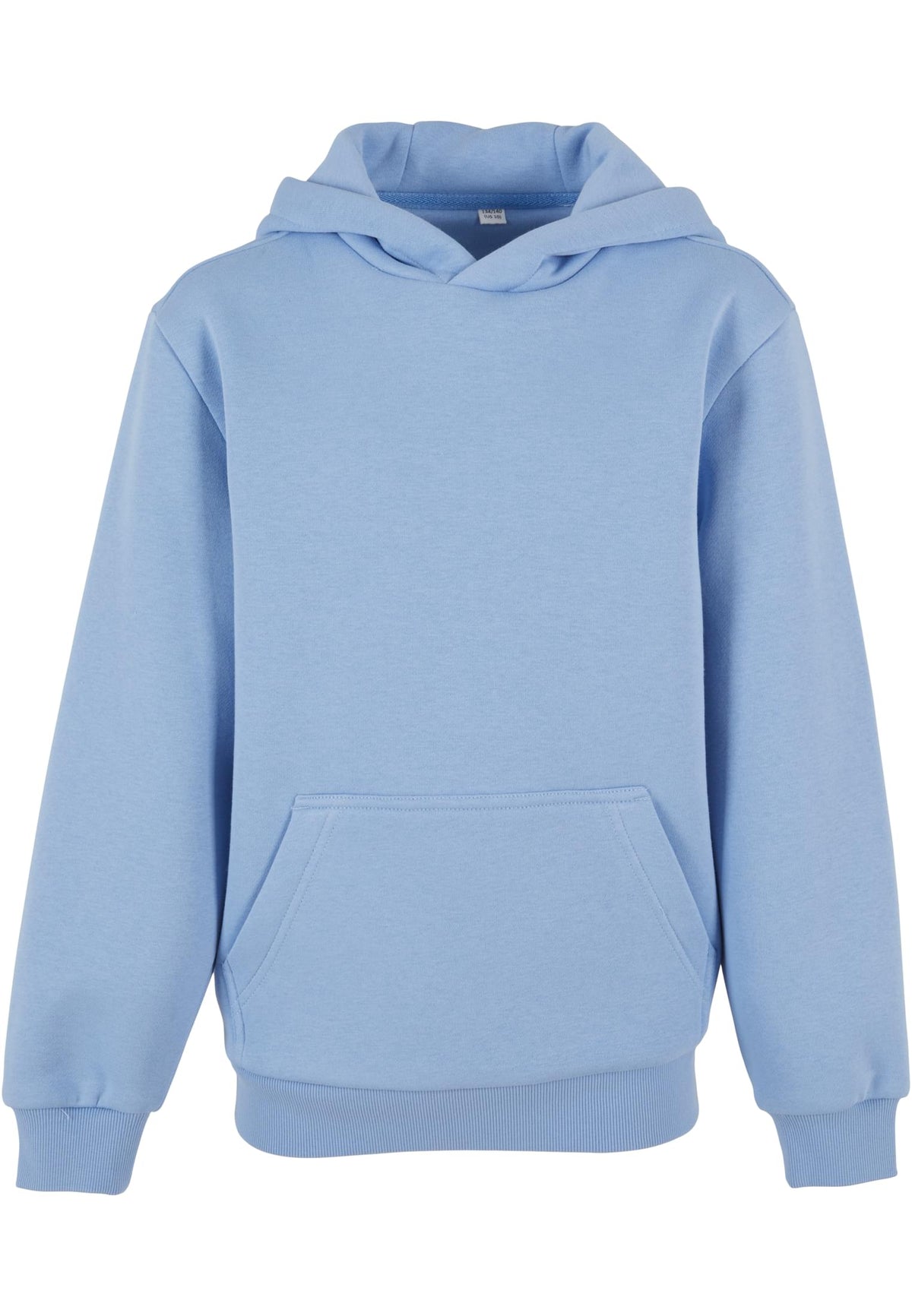 Sweat capuche Fluffy enfant BY315 bleu poudre - vue de face