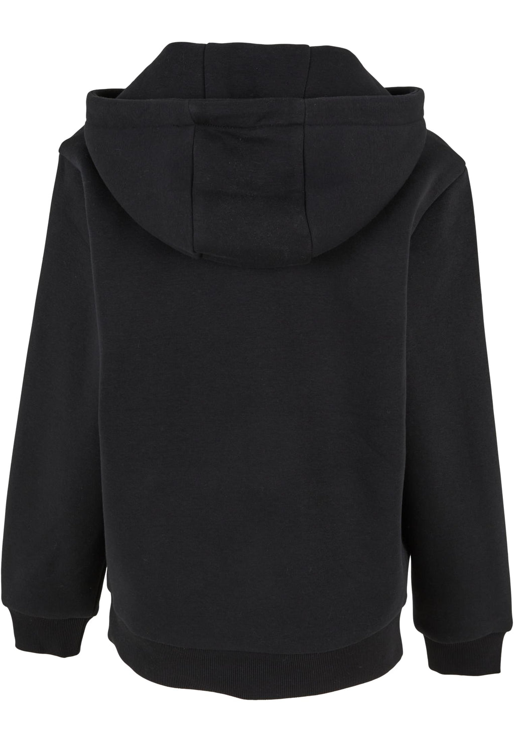 Sweat capuche Fluffy enfant BY315 noir - vue de dos