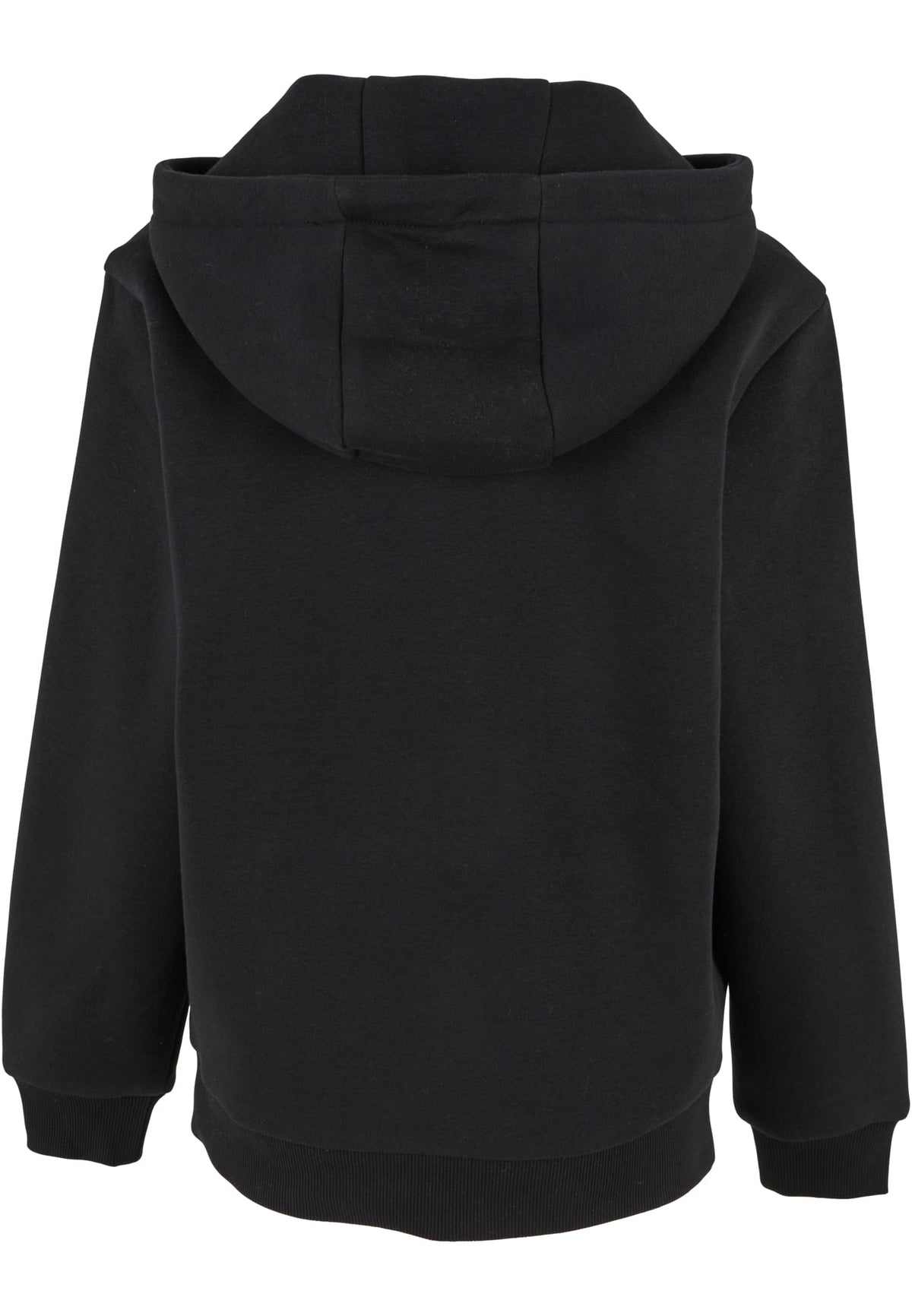 Sweat capuche Fluffy enfant BY315 noir - vue de dos
