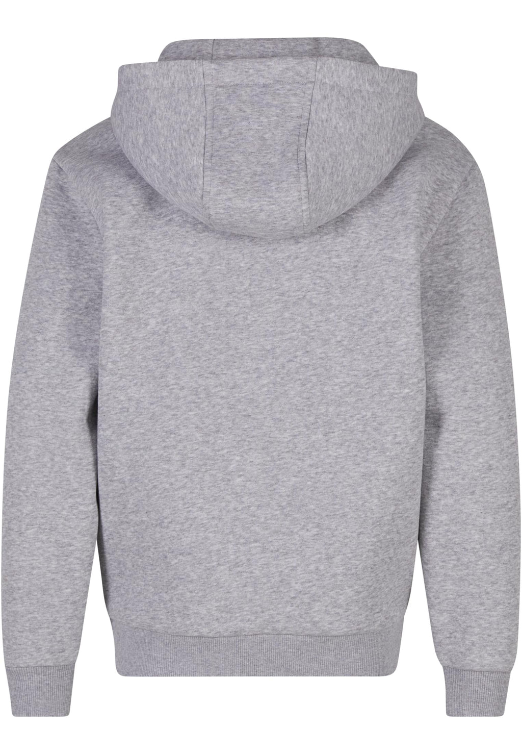 Sweat capuche Fluffy enfant BY315 gris chine - vue de dos