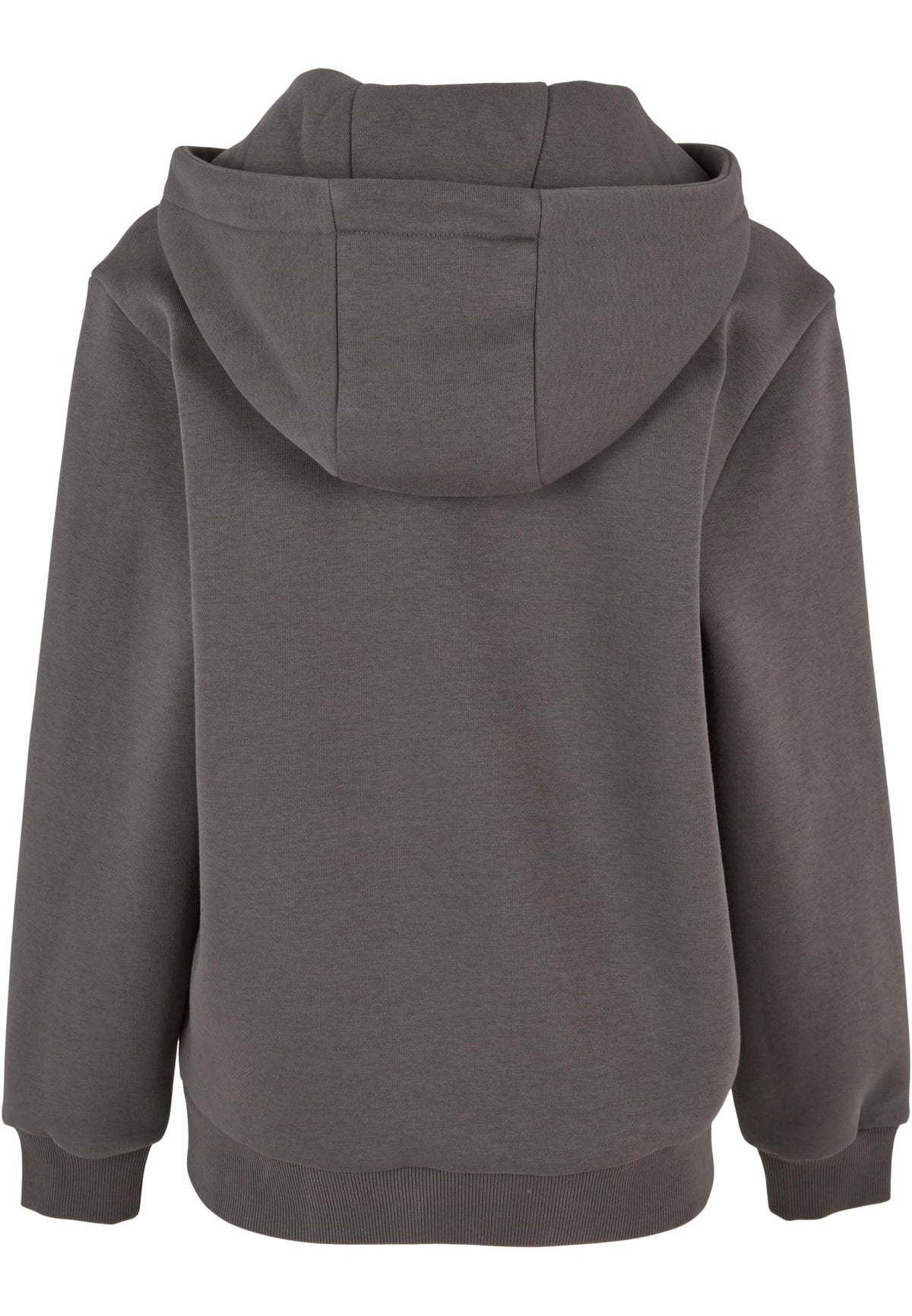 Sweat capuche Fluffy enfant BY315 gris magnet - vue de dos