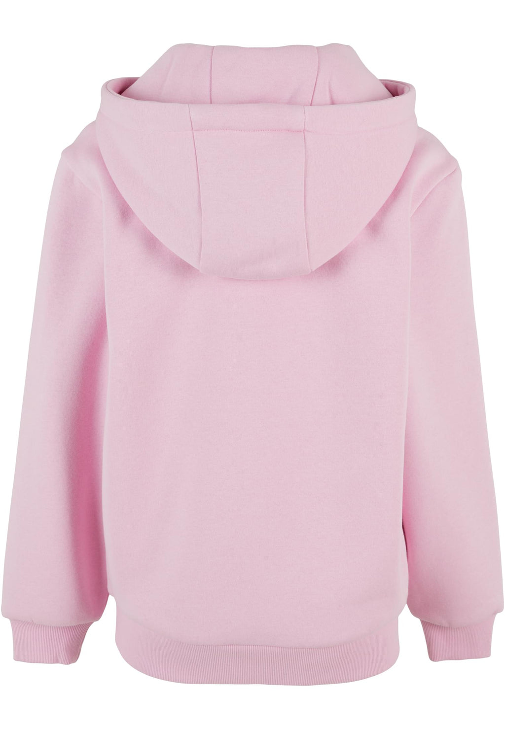 Sweat capuche Fluffy enfant BY315 rose poudre - vue de dos