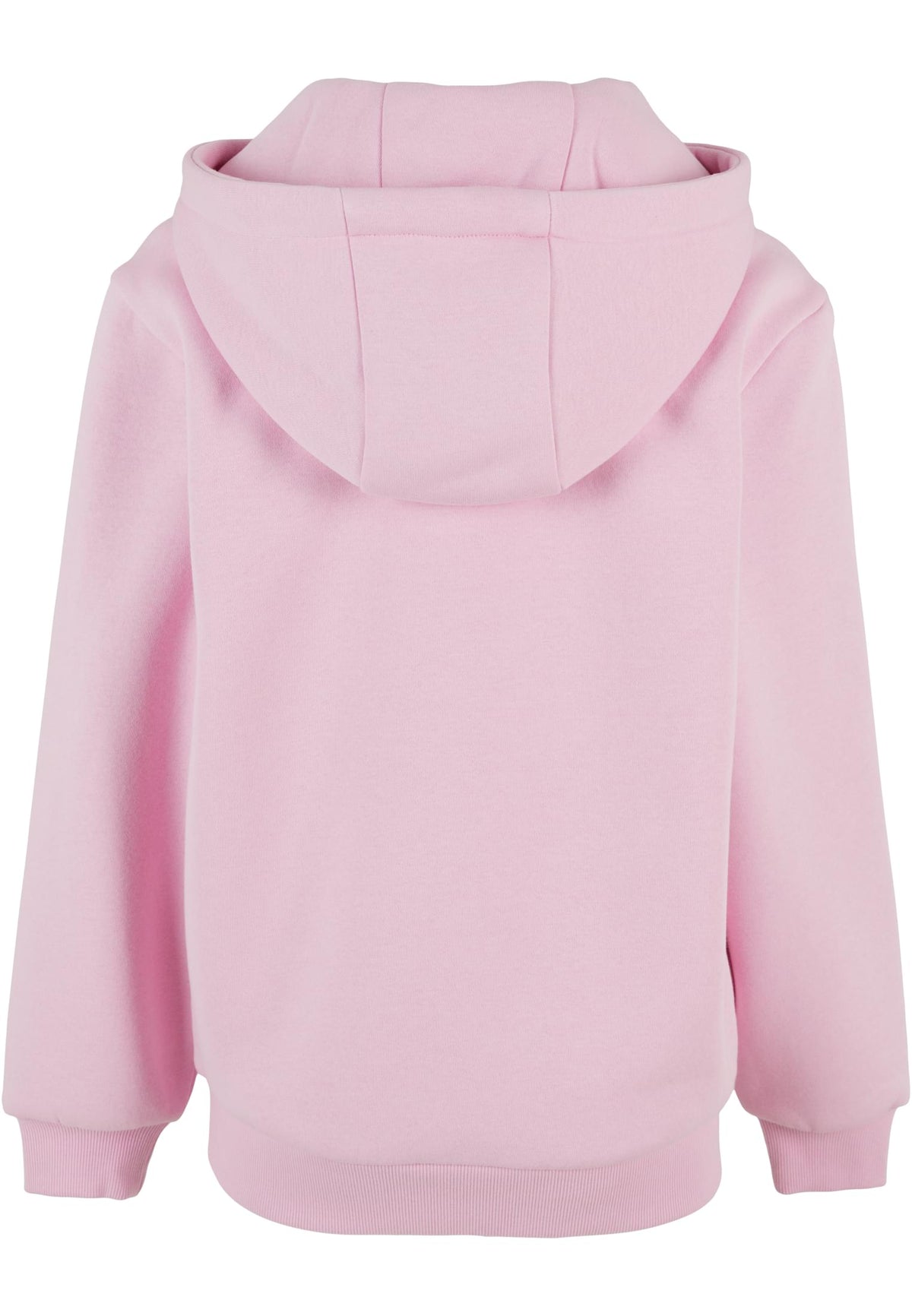 Sweat capuche Fluffy enfant BY315 rose poudre - vue de dos