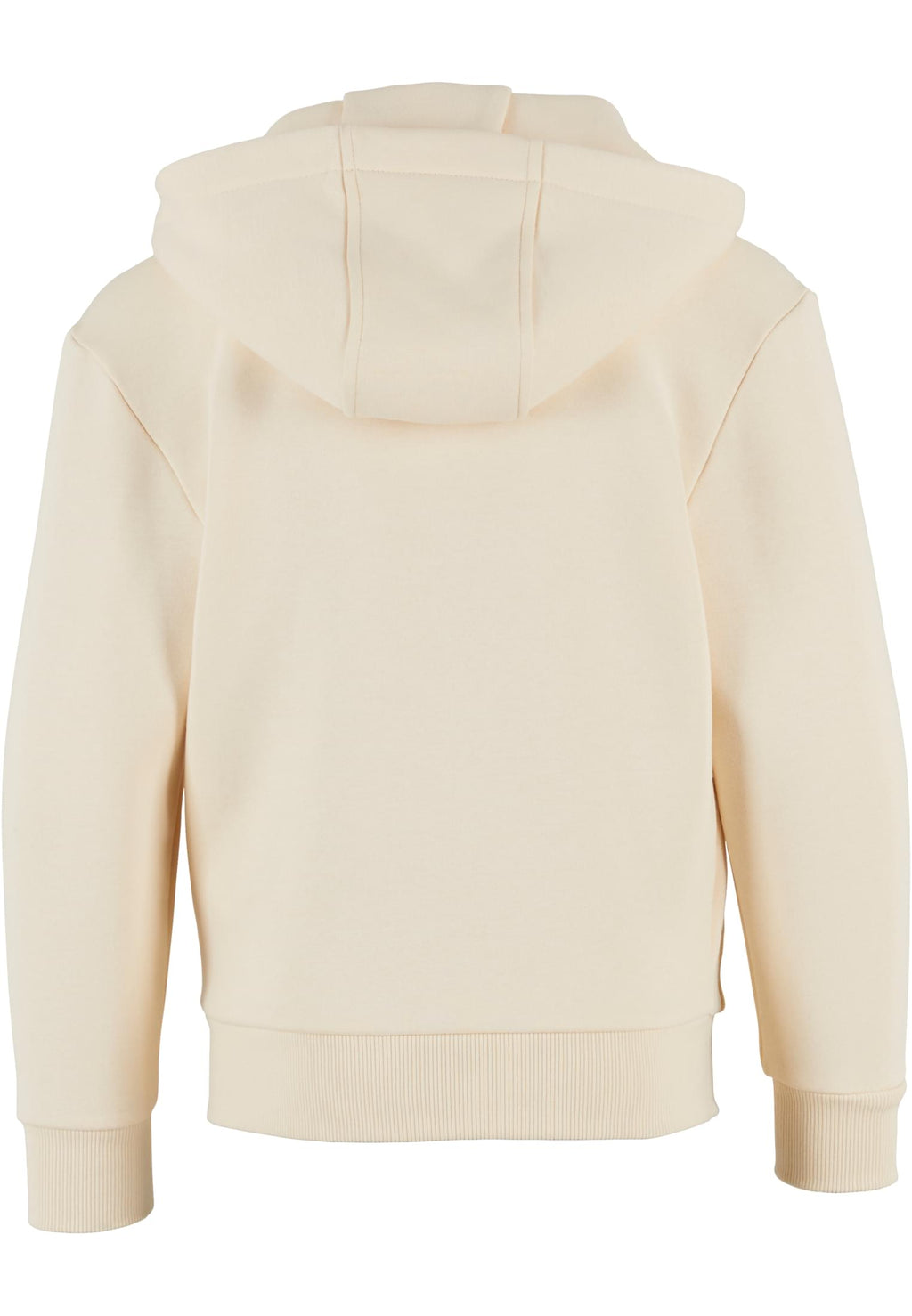 Sweat zippe Fluffy enfant BY316 sable - vue de dos