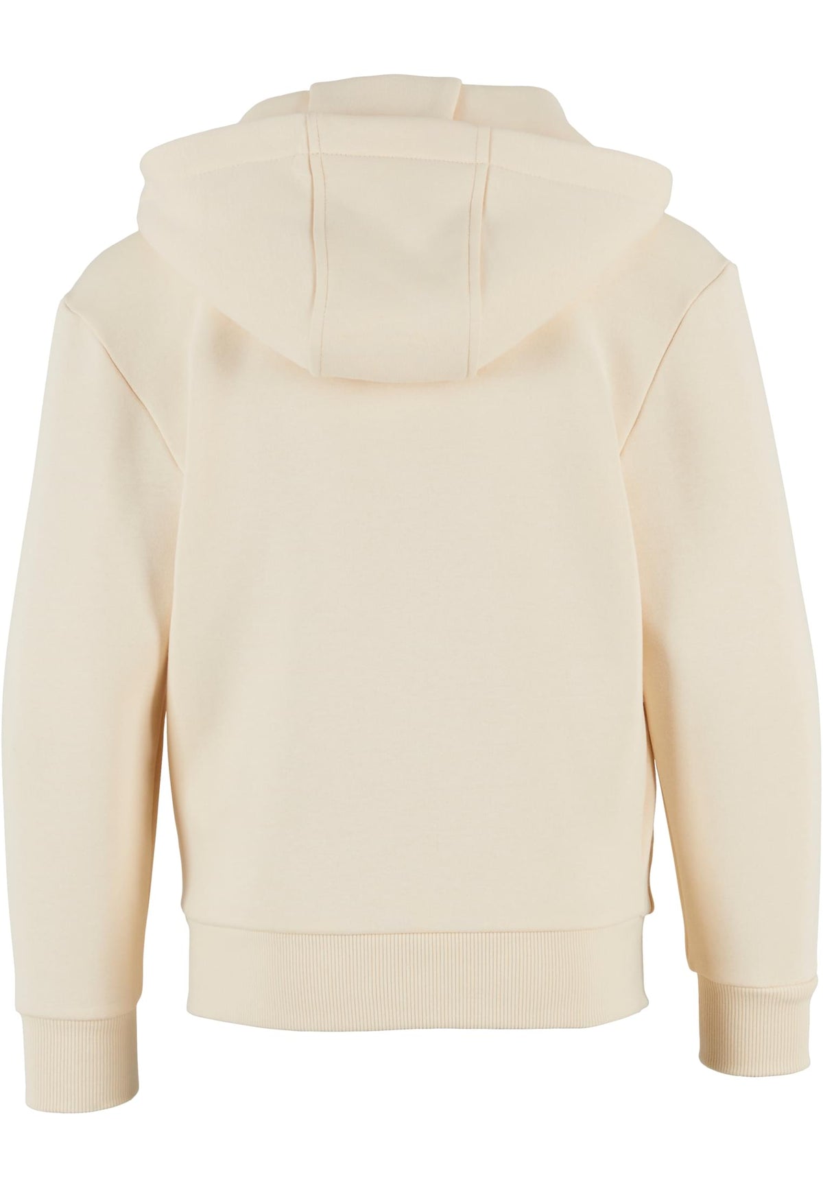 Sweat zippe Fluffy enfant BY316 sable - vue de dos