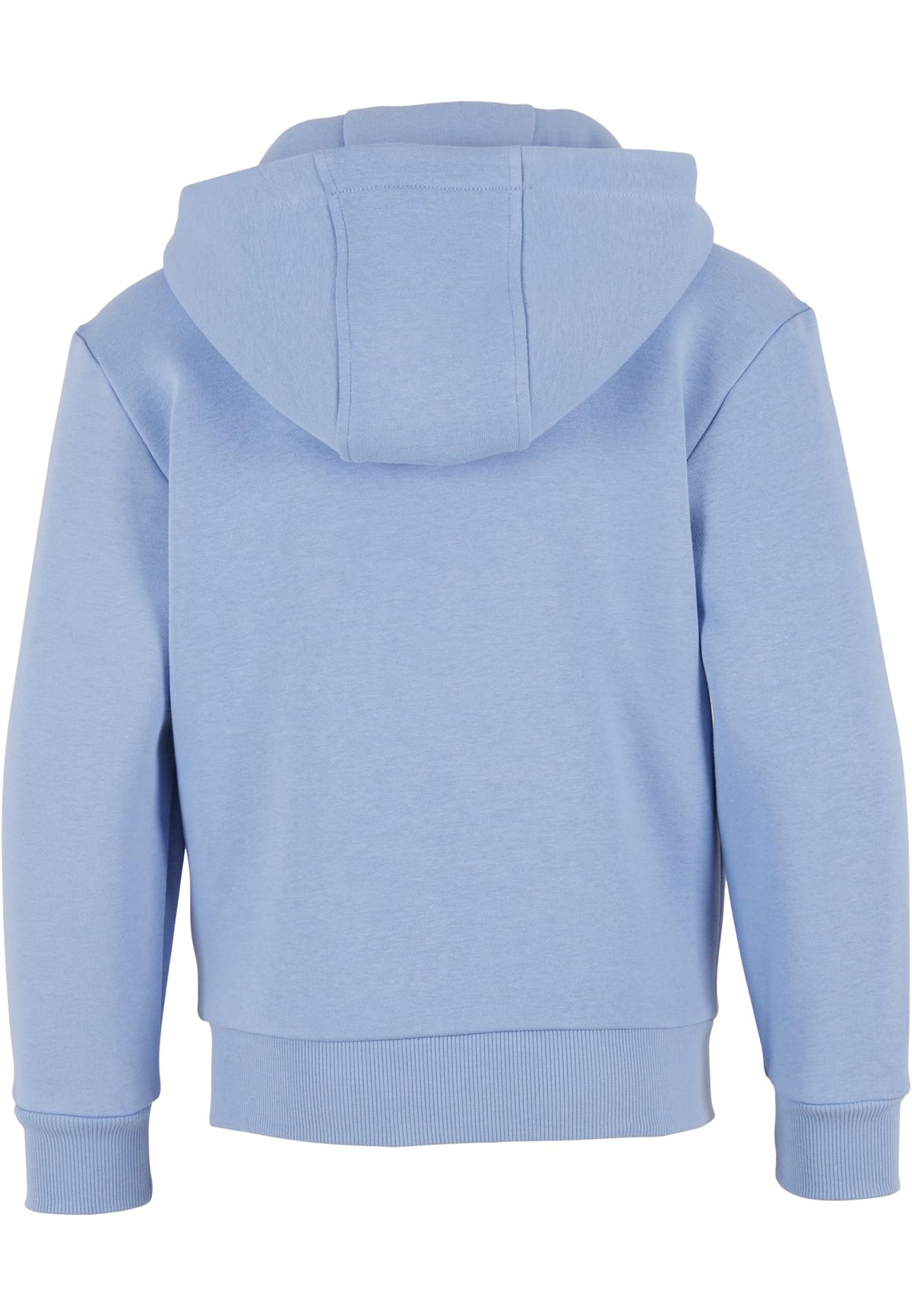 Sweat zippe Fluffy enfant BY316 bleu poudre - vue de dos