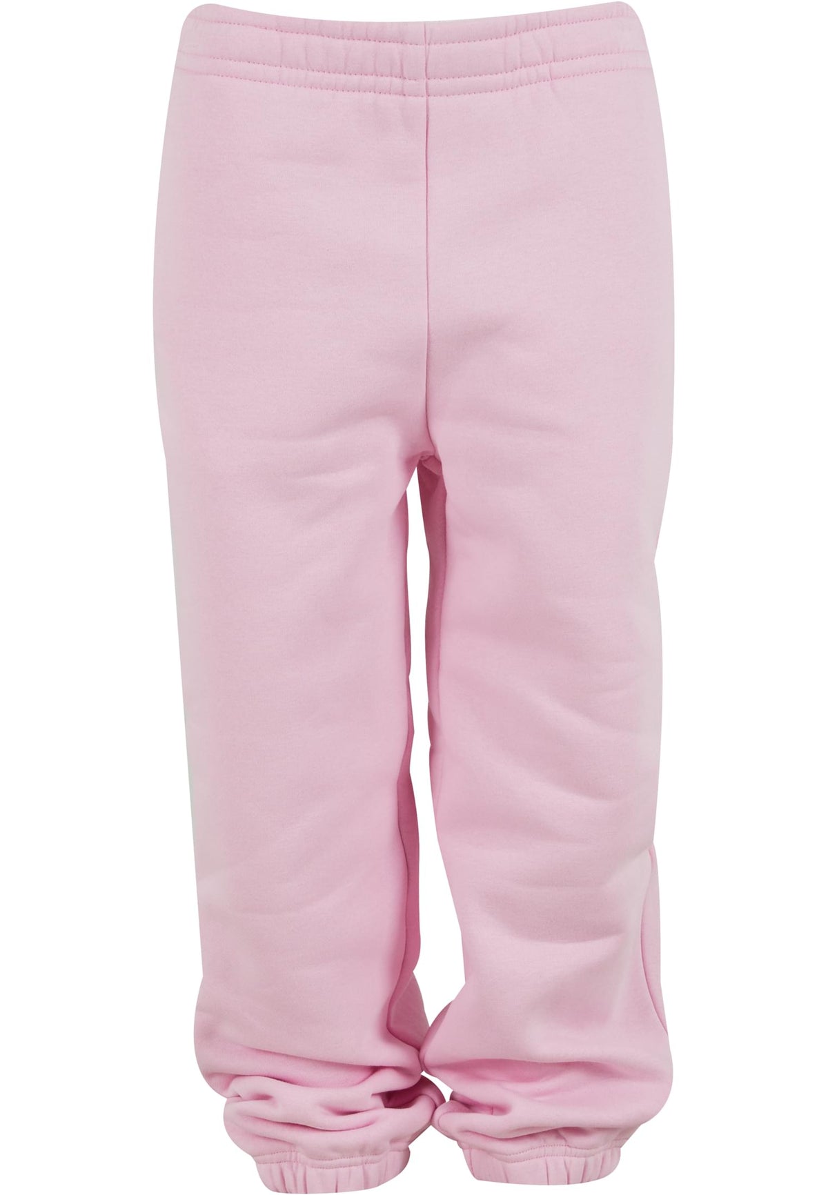 Bas de jogging Fluffy enfant BY317 rose poudre - vue de face