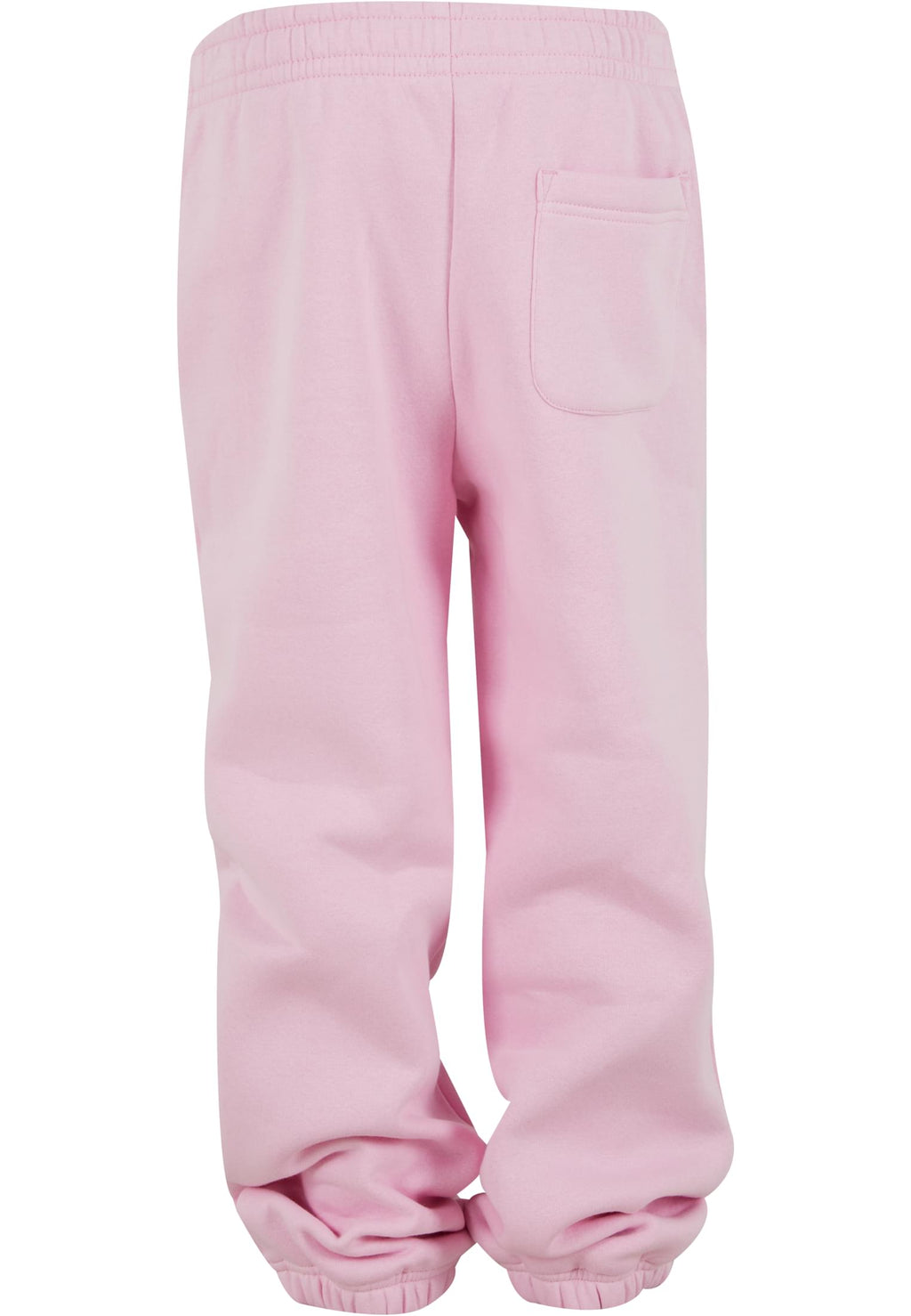 Bas de jogging Fluffy enfant BY317 rose poudre - vue de dos
