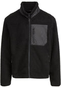 Veste sherpa bonded BY406 noir - vue de face