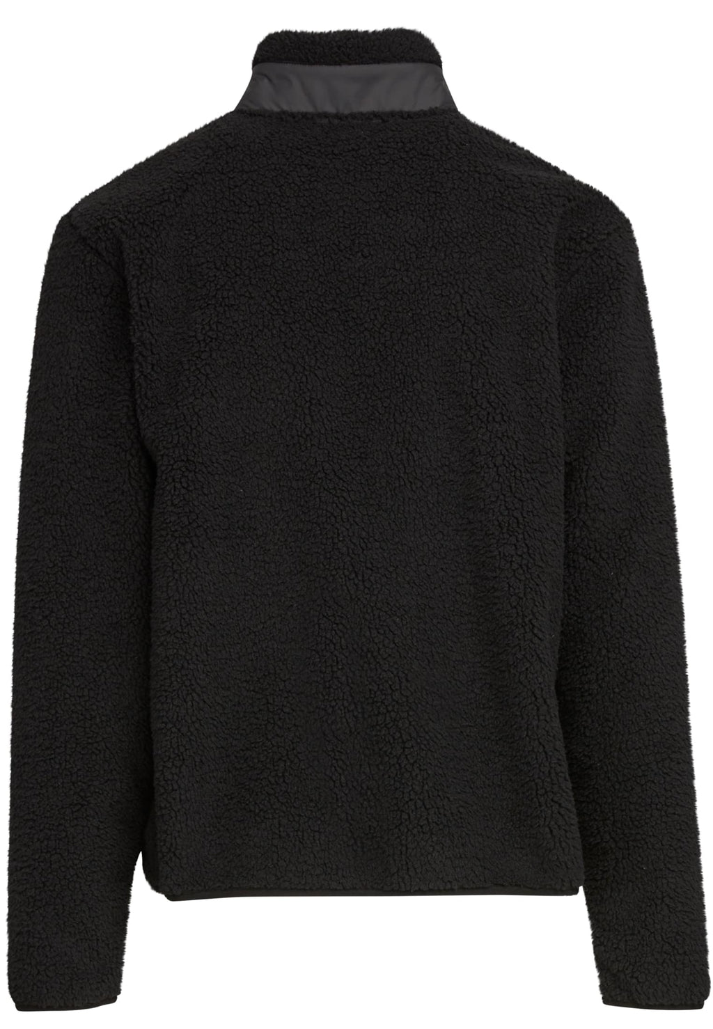 Veste sherpa bonded BY406 noir - vue de dos