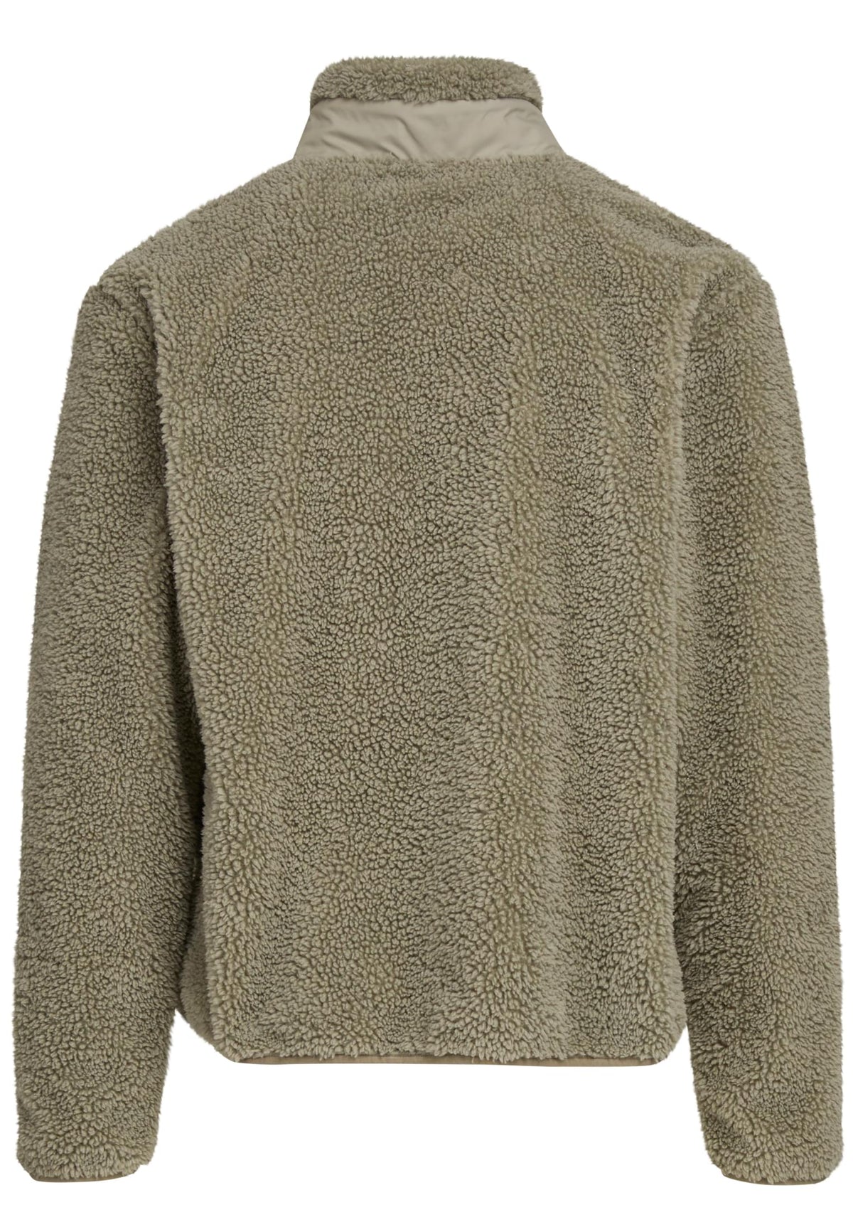 Veste sherpa bonded BY406 olive pale - vue de dos