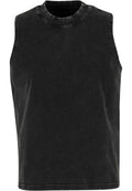 Débardeur femme délavé MF429 noir - vue de face
