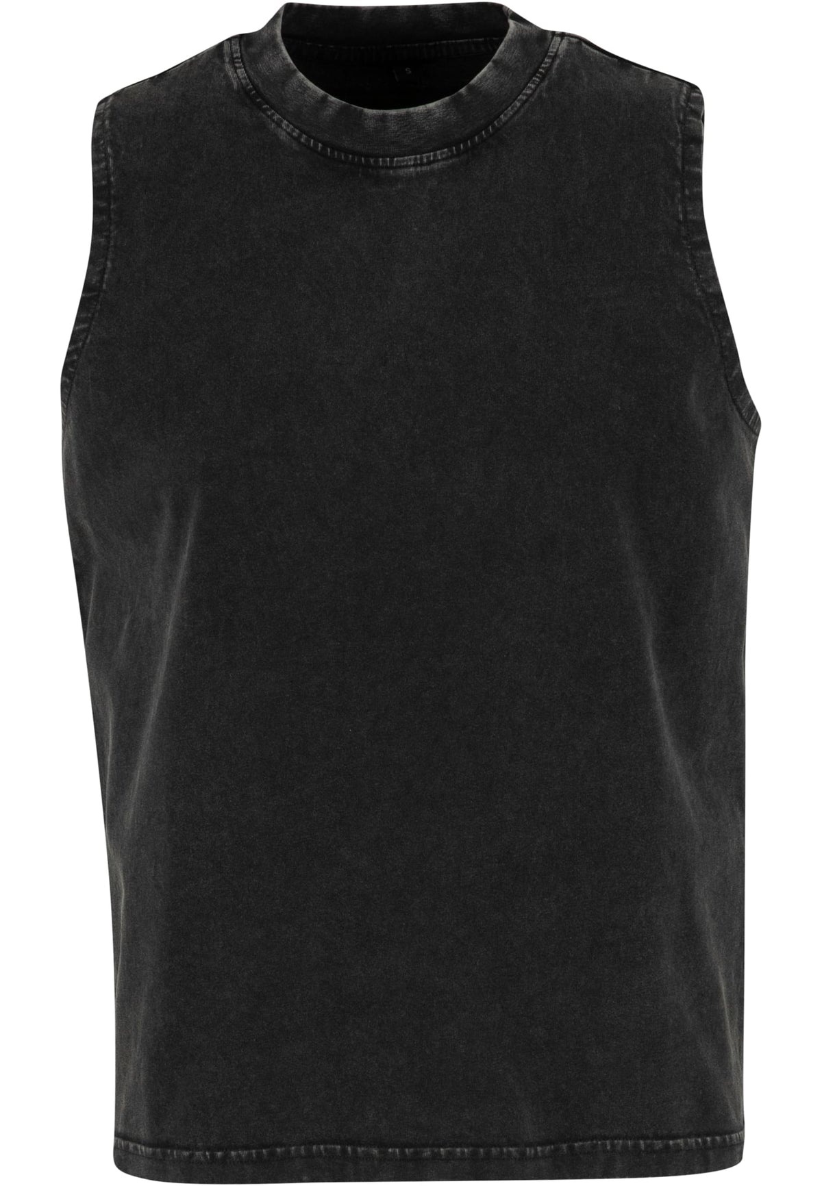 Débardeur femme délavé MF429 noir - vue de face
