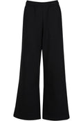 Jogging femme jambe large MF431 noir - vue de face