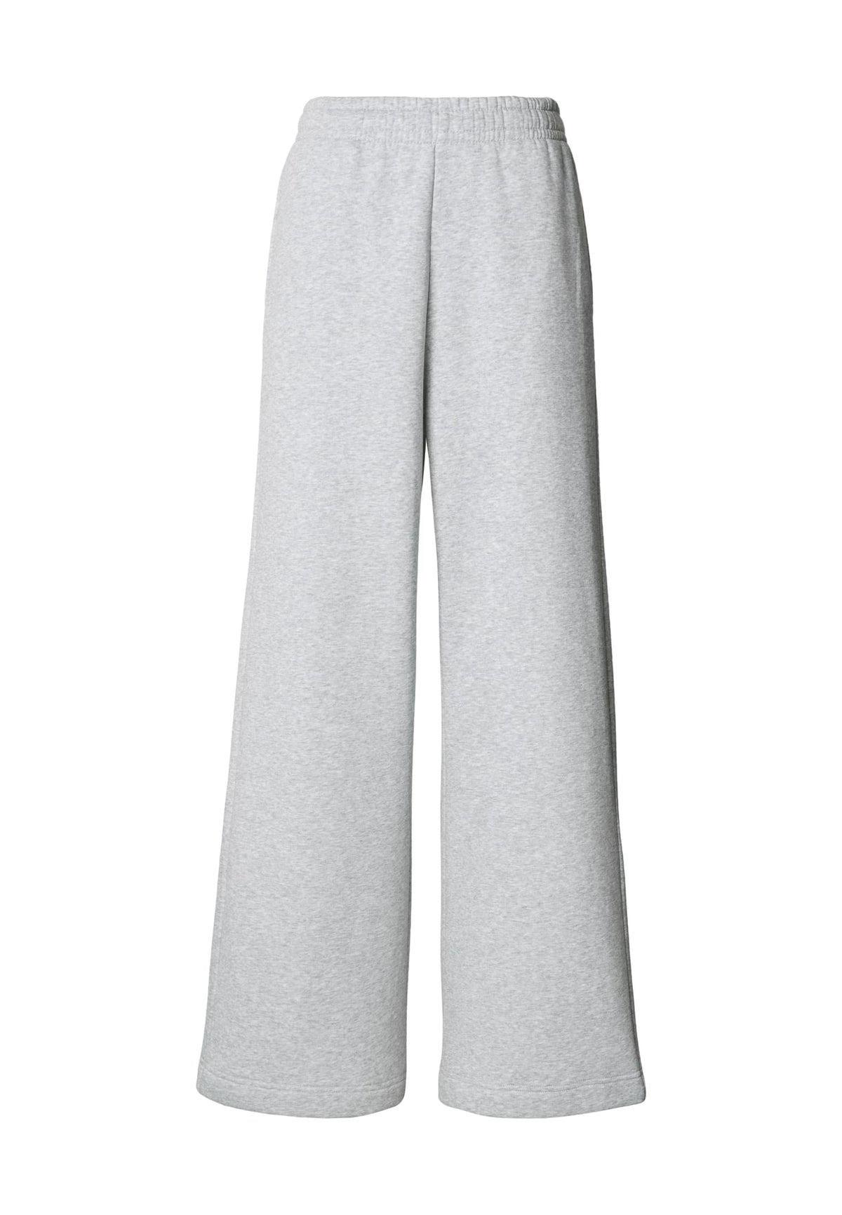 Jogging femme jambe large MF431 gris chiné - vue de face