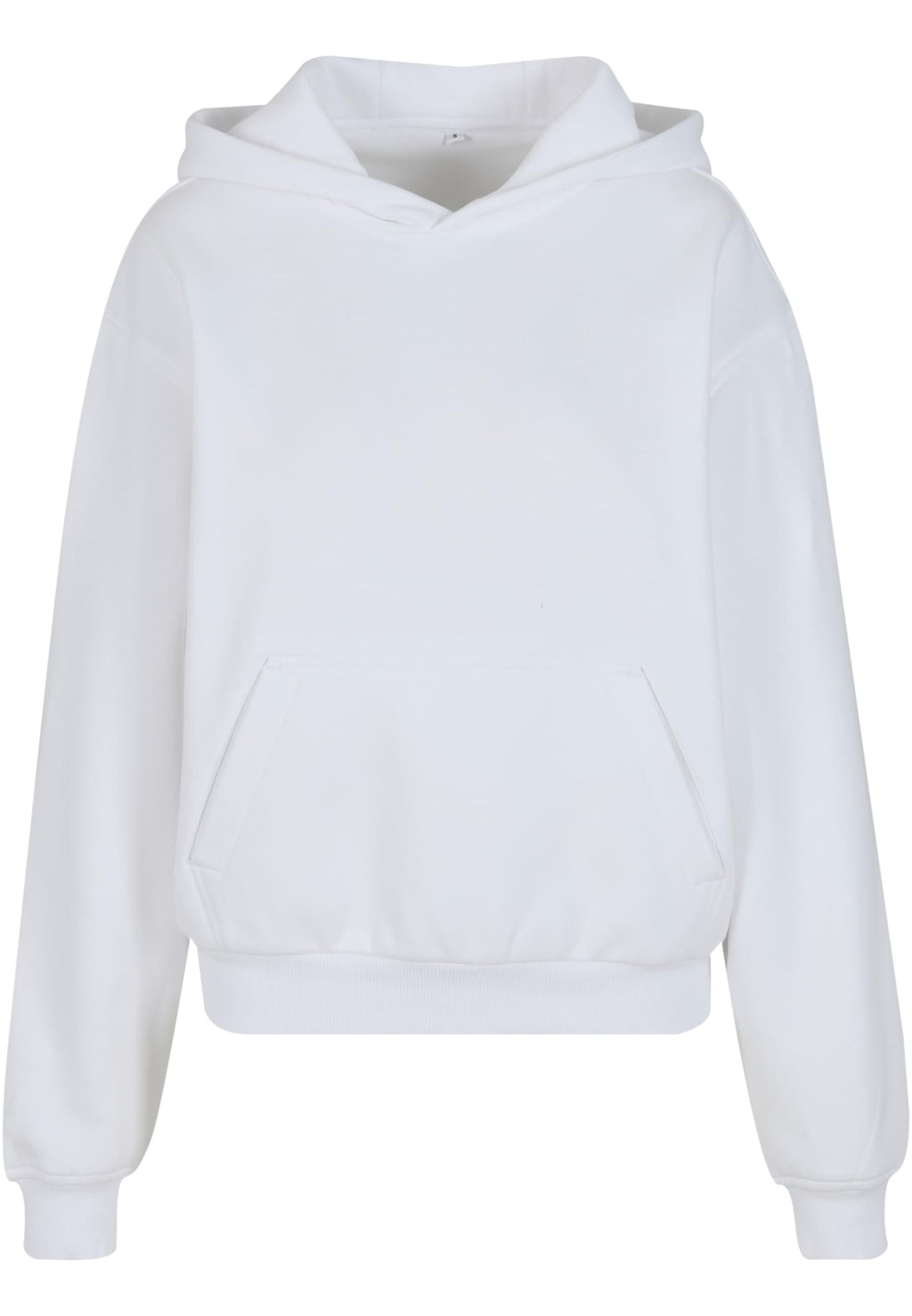 Sweat à capuche femme ample MF444 blanc - vue de face