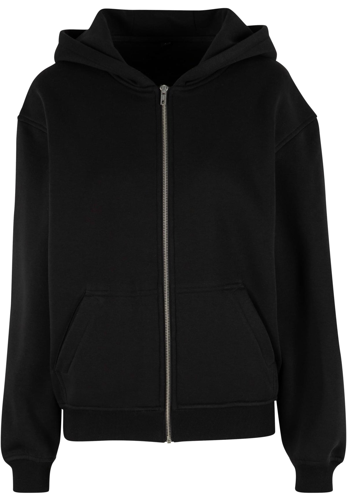 Veste à capuche zippée femme MF445 noir - vue de face