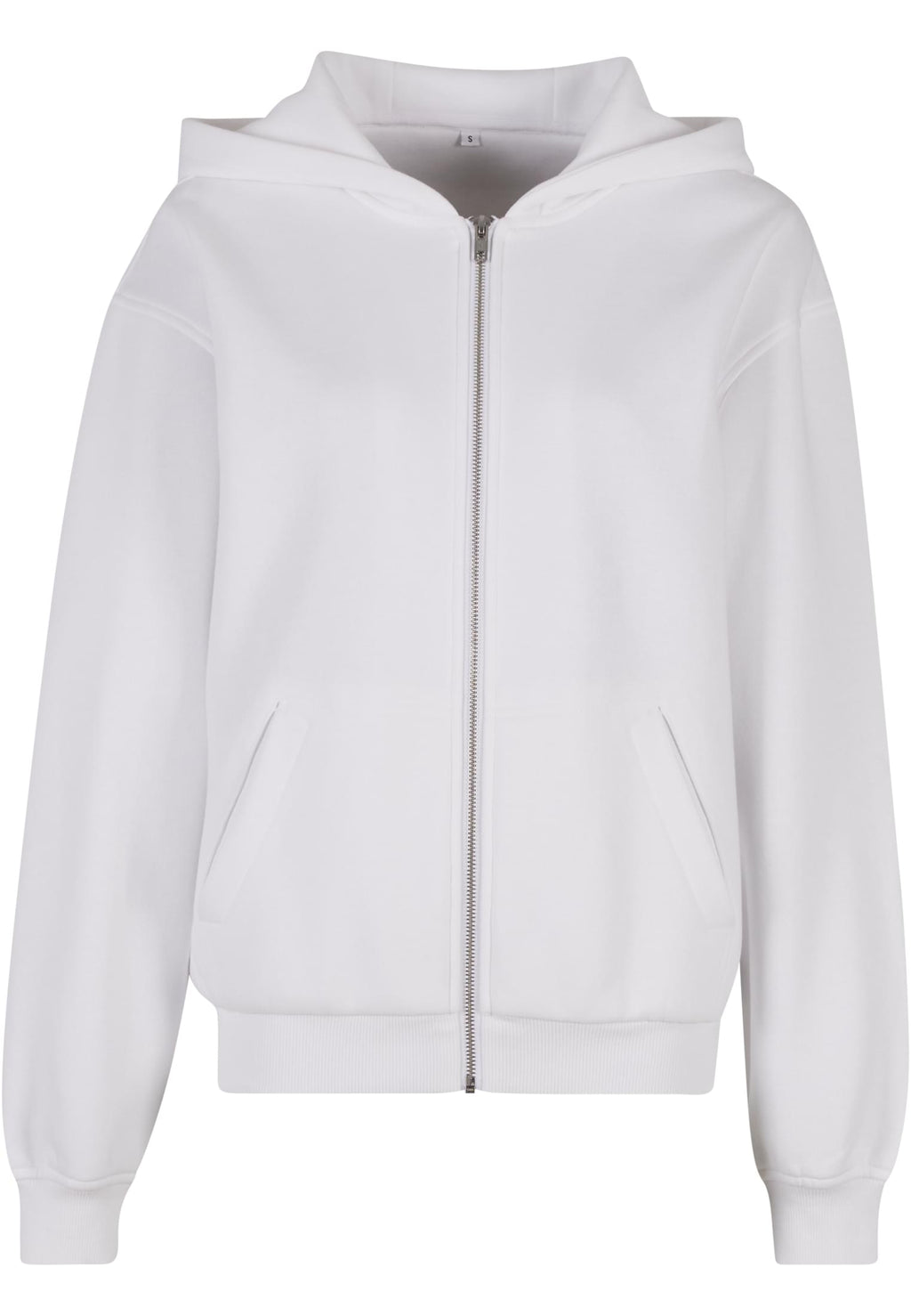 Veste à capuche zippée femme MF445 blanc - vue de face