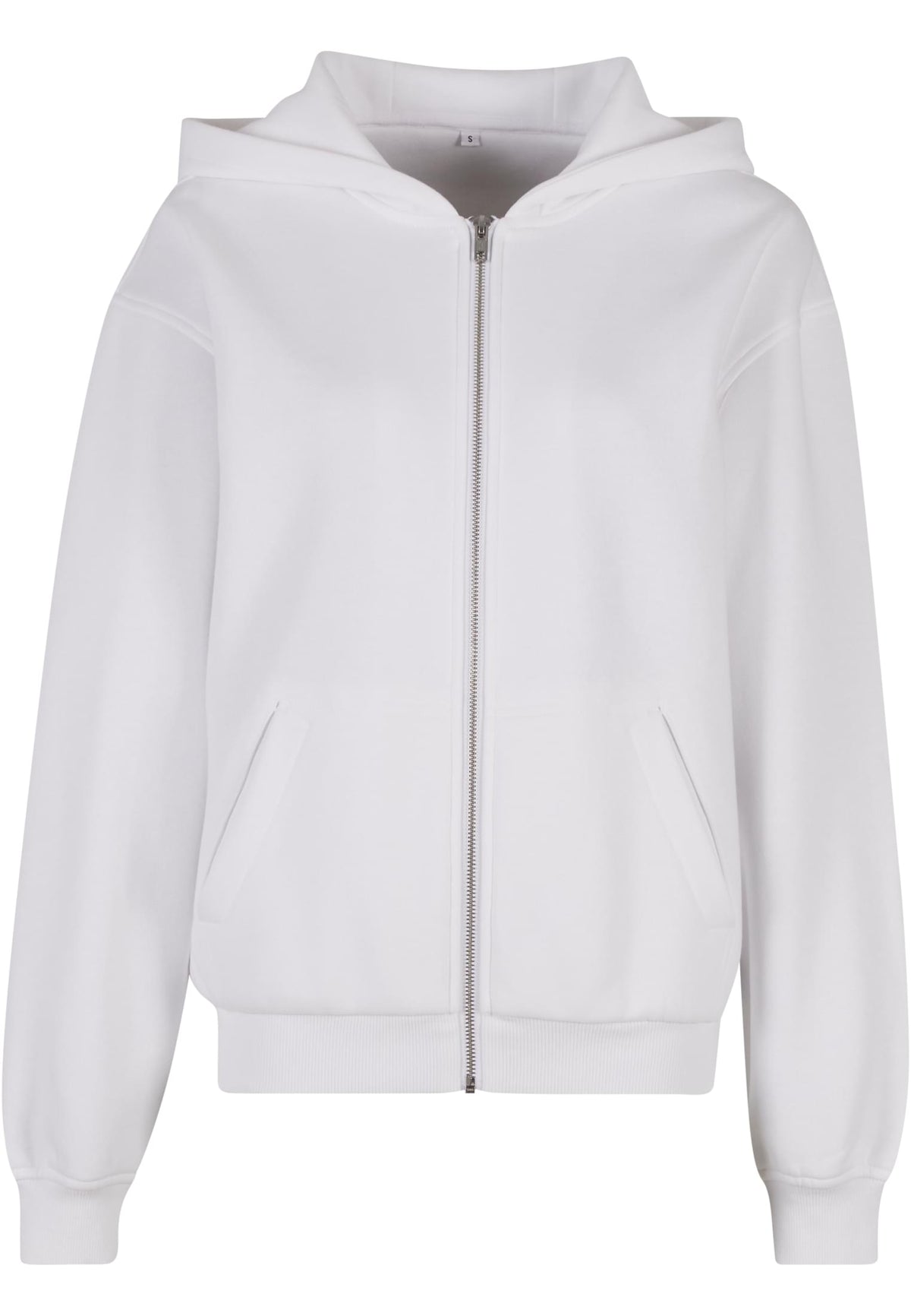 Veste à capuche zippée femme MF445 blanc - vue de face