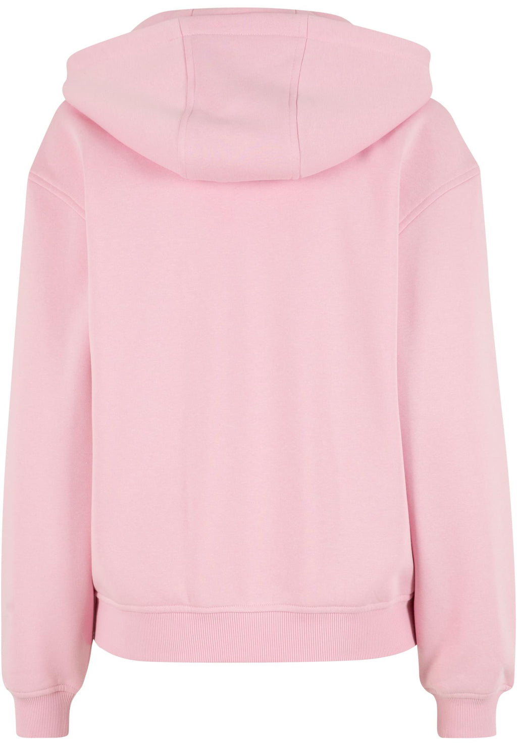 Veste à capuche zippée femme MF445 rose poudré - vue de dos