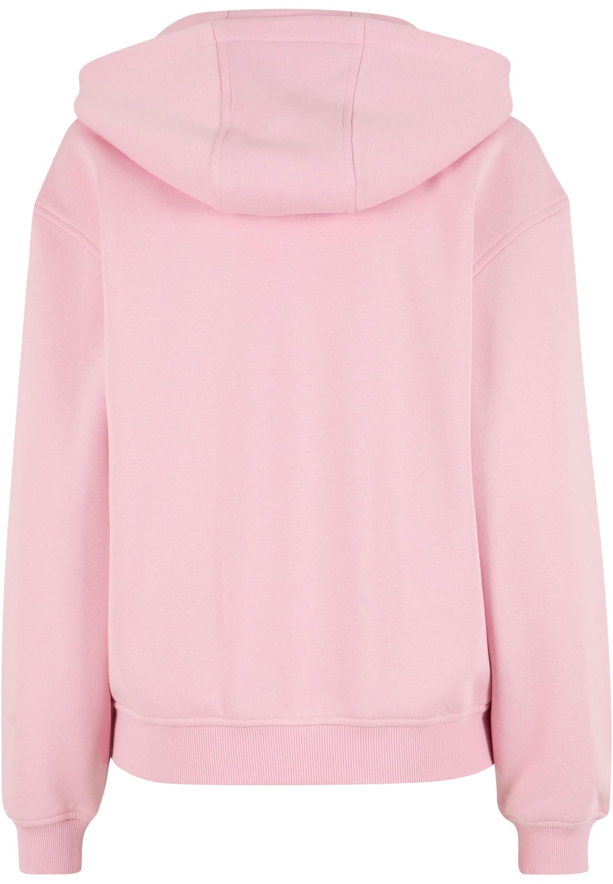 Veste à capuche zippée femme MF445 rose poudré - vue de dos