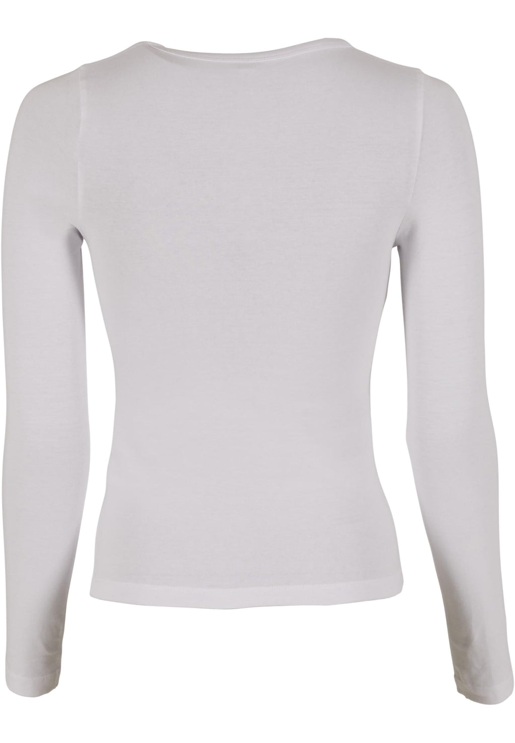 T-shirt manches longues femme ajusté MF446 blanc - vue de dos