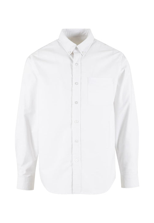 Chemise oxford BY449 blanc - vue de face