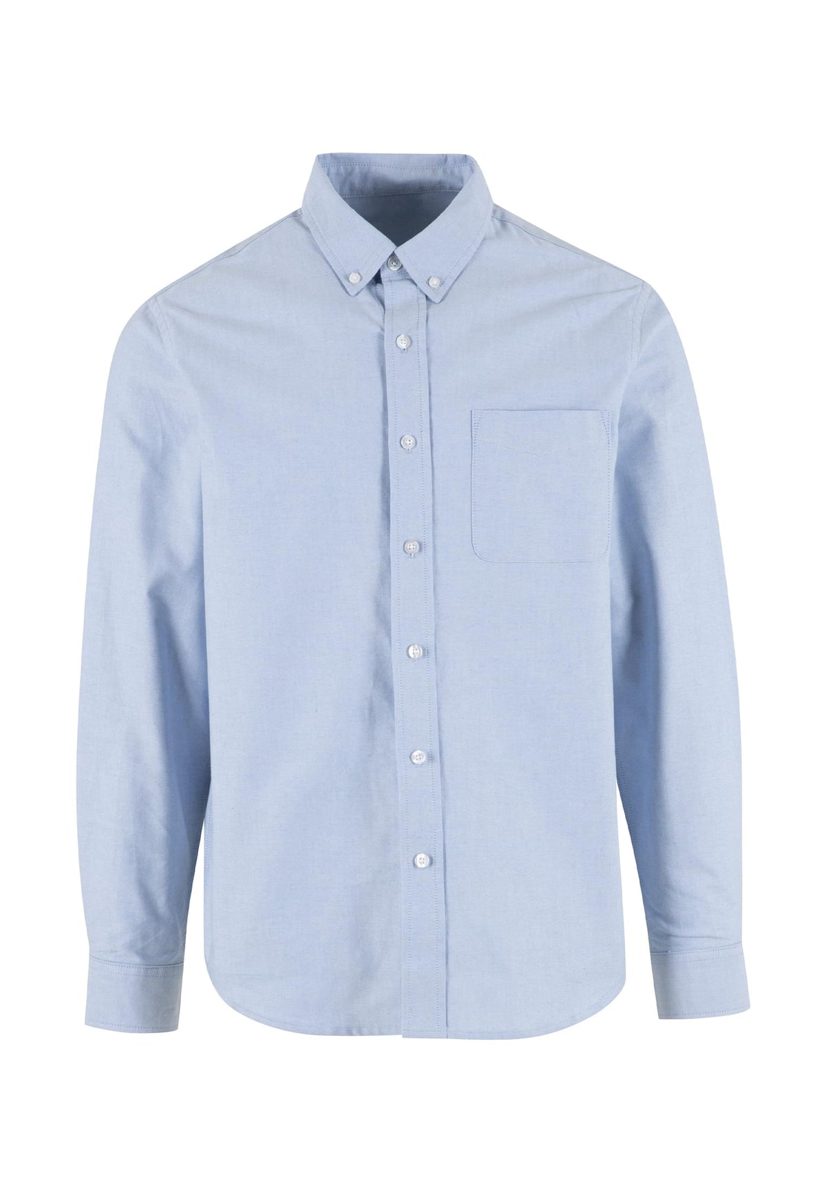 Chemise oxford BY449 bleu clair - vue de face
