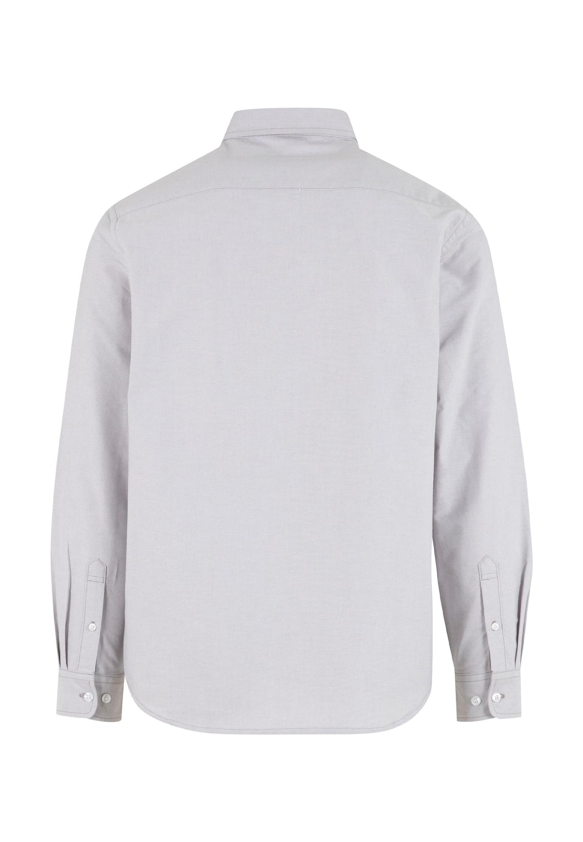Chemise oxford BY449 gris clair - vue de dos