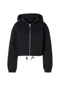 Veste fluffy femme MF471 noir - vue de face
