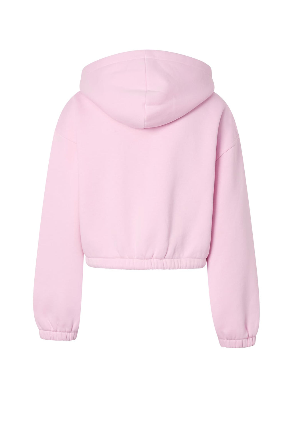 Veste fluffy femme MF471 rose poudré - vue de dos